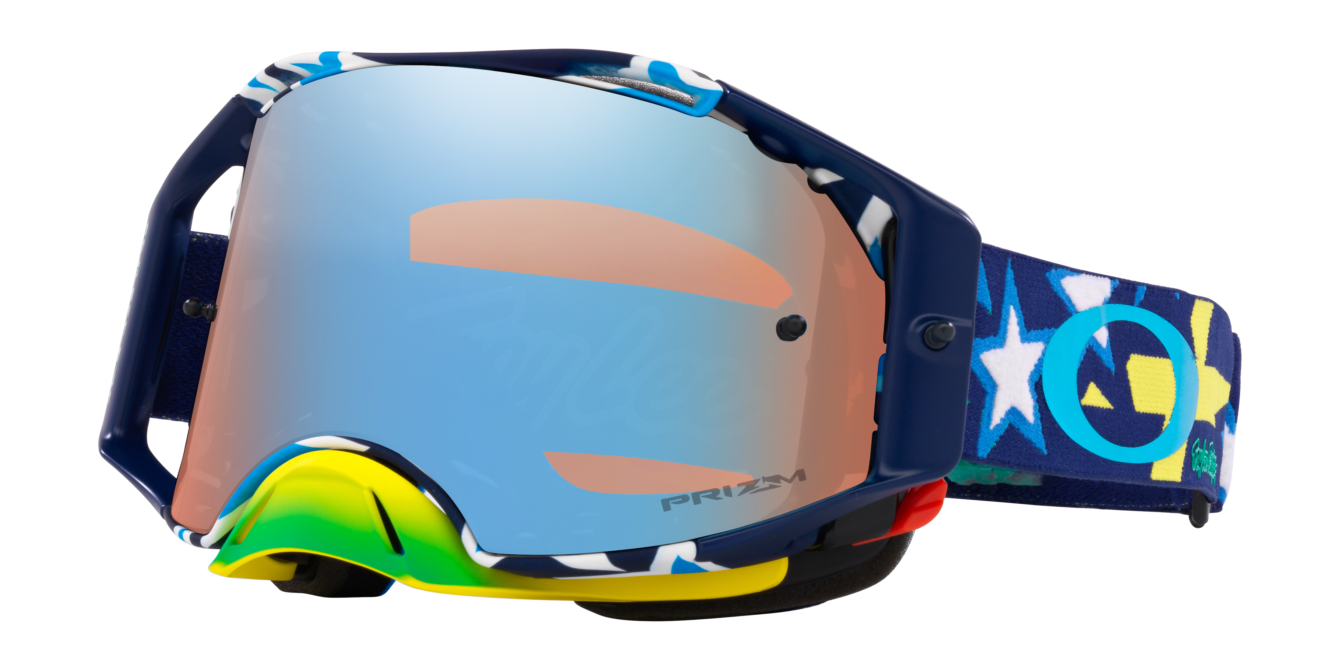 Oakley Airbrake® MX Troy Lee Designs Series Goggles with Blue
