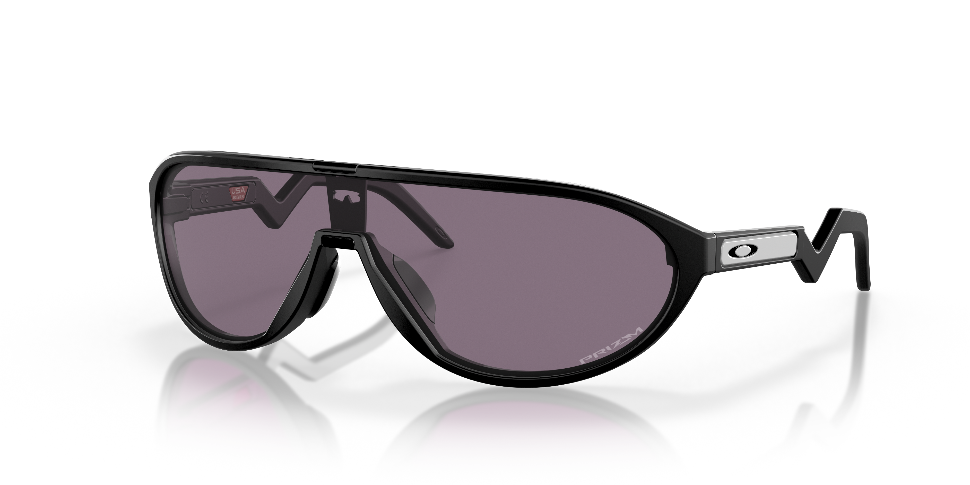 Oakley CMDN Sunglasses with Matte Black Frame and Prizm Grey