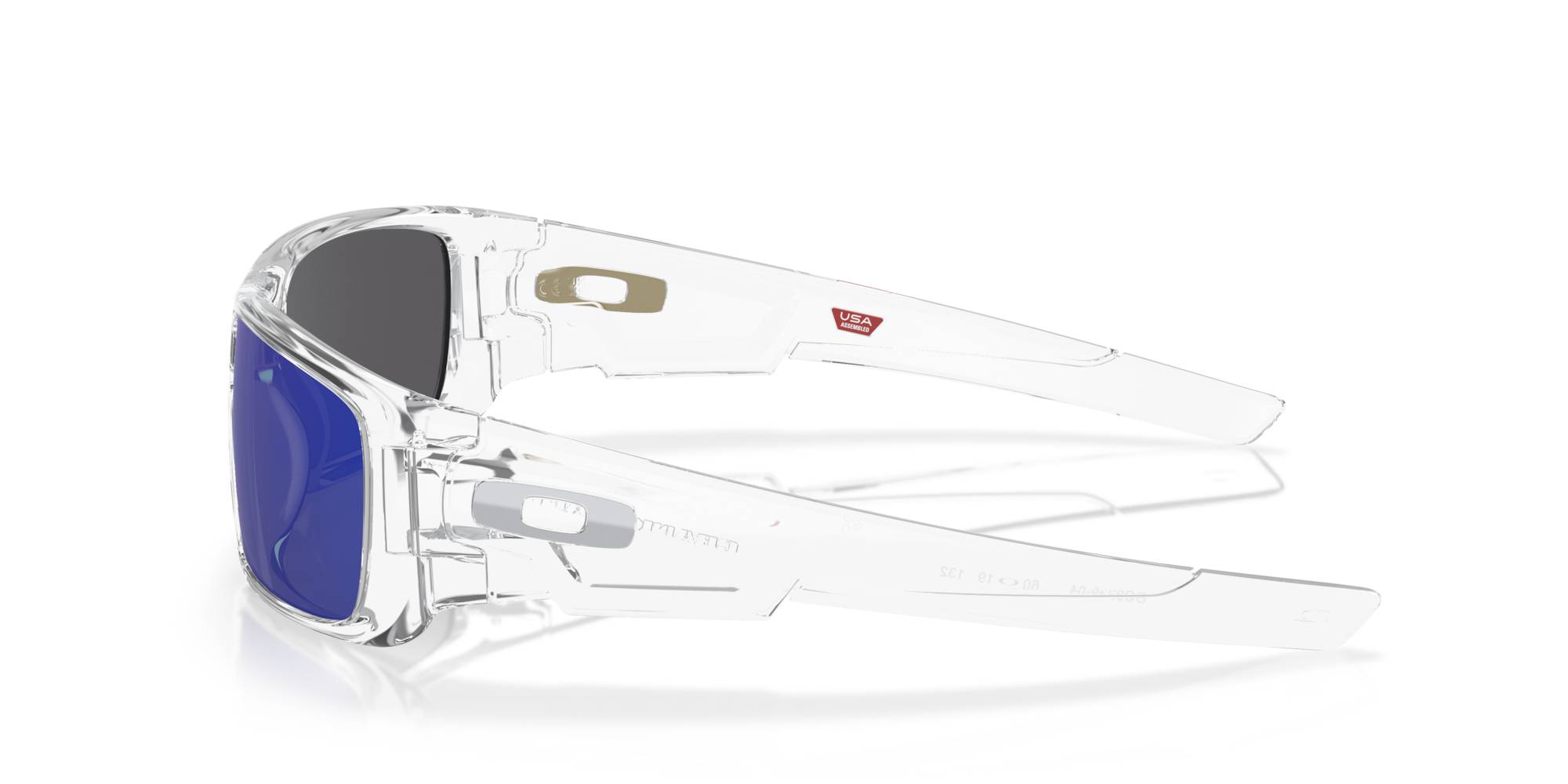Oakley Crankshaft™ Sunglasses with Polished Clear Frame and Ice