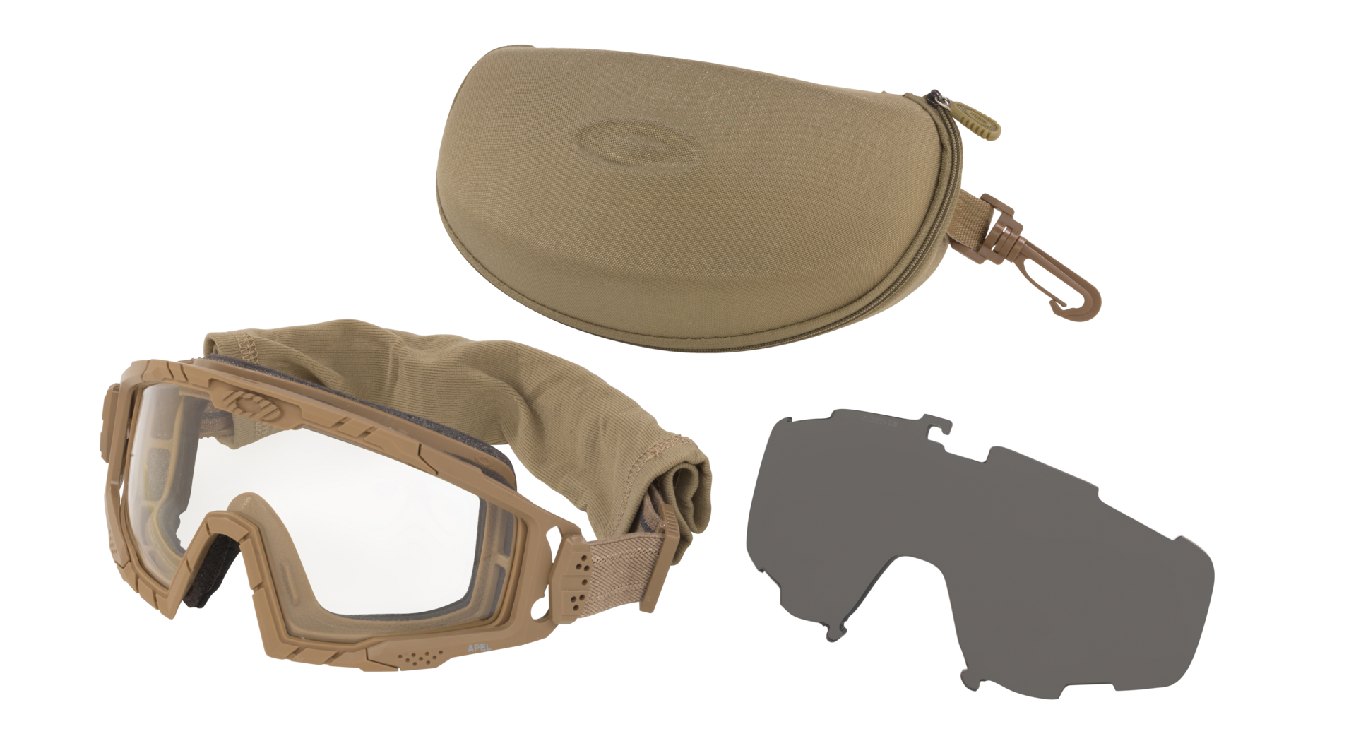 Oakley Standard Issue Ballistic Goggles 2.0 with Terrain Tan Strap