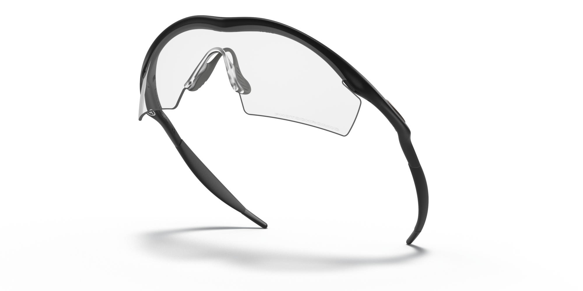 Oakley M Frame® Sunglasses with Black Frame and Clear Lenses