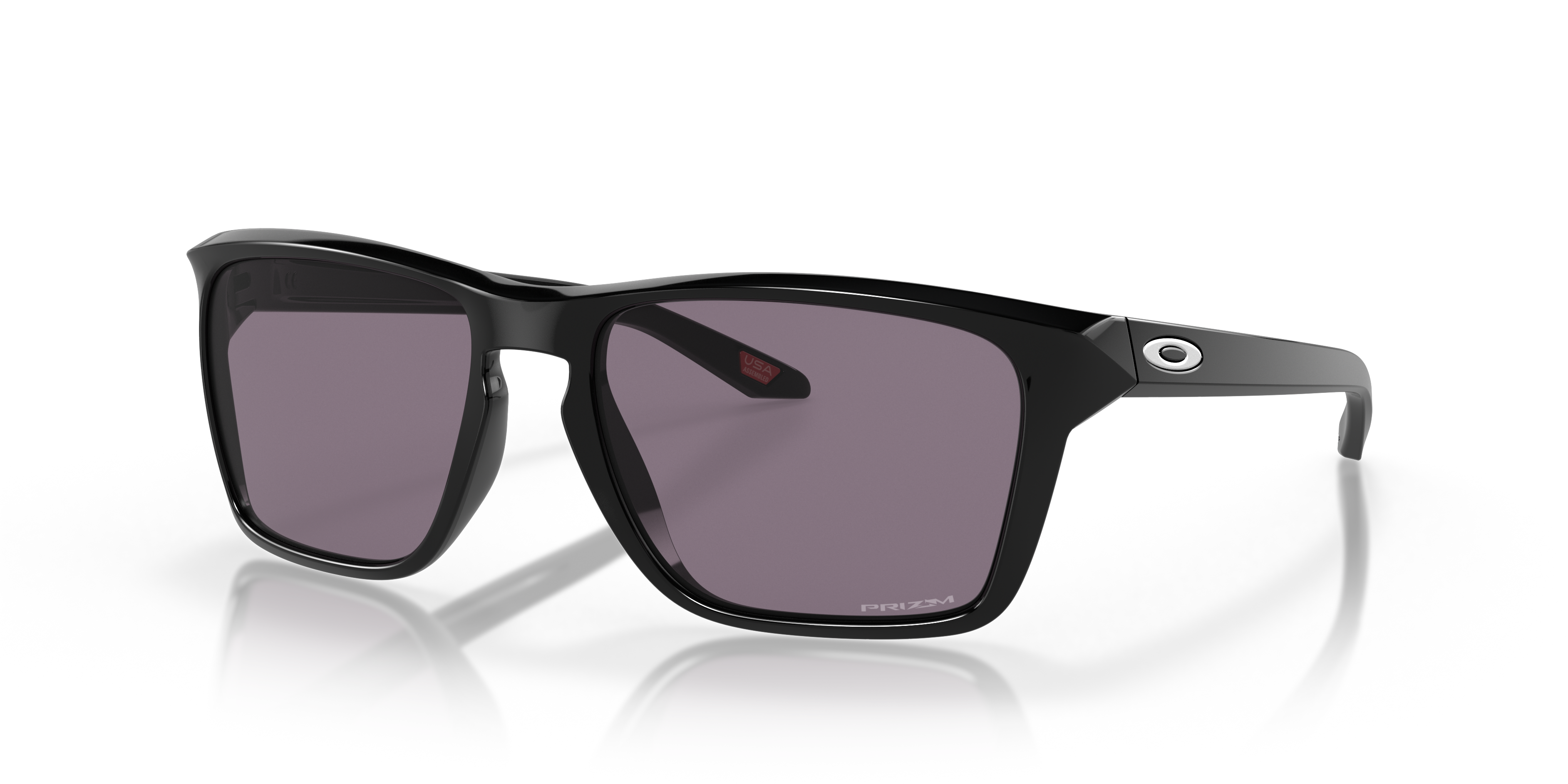 Oakley Sylas Sunglasses with Polished Black Frame and Prizm Grey