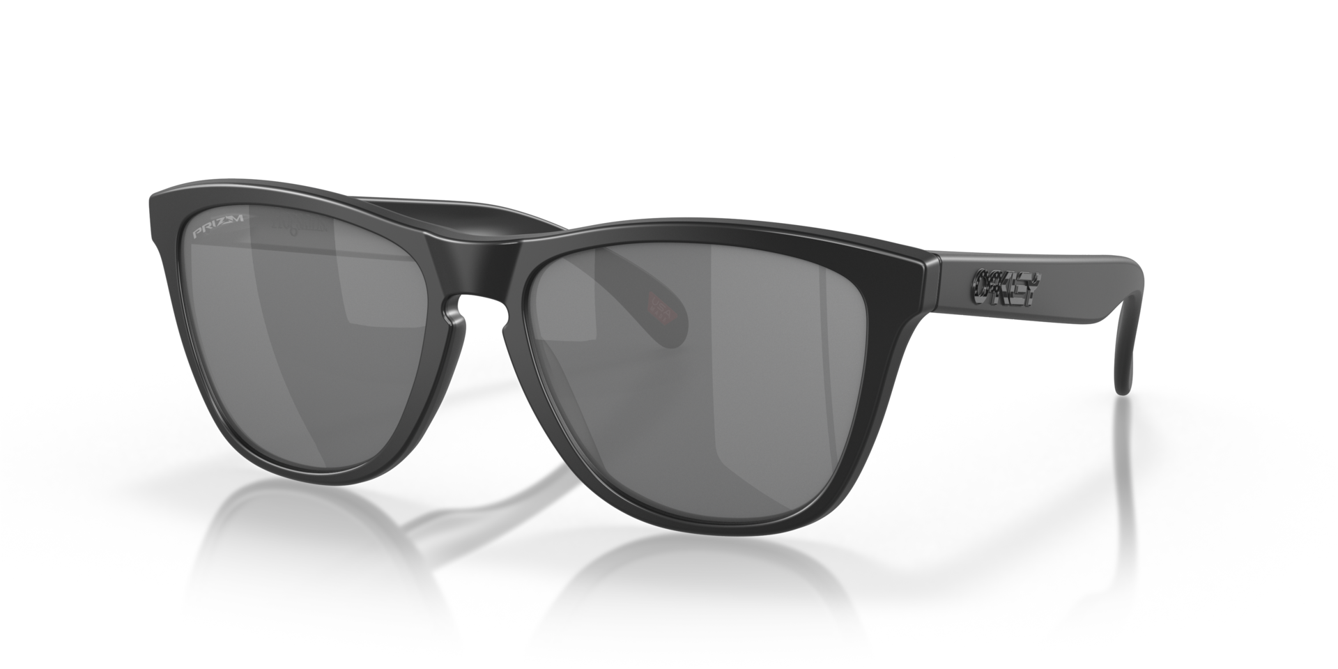 Oakley Frogskins OO9013 Prizm Grey Sunglasses - Matte Black/Prizm Black