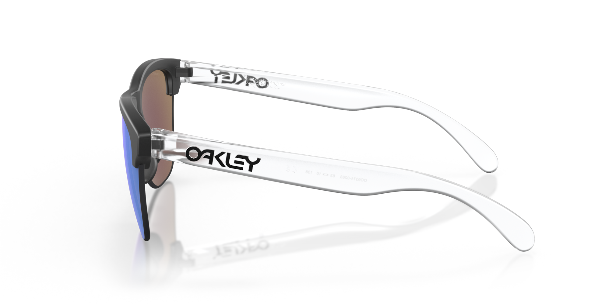 Oakley Frogskins™ Lite Sunglasses with Matte Black Frame and Prizm