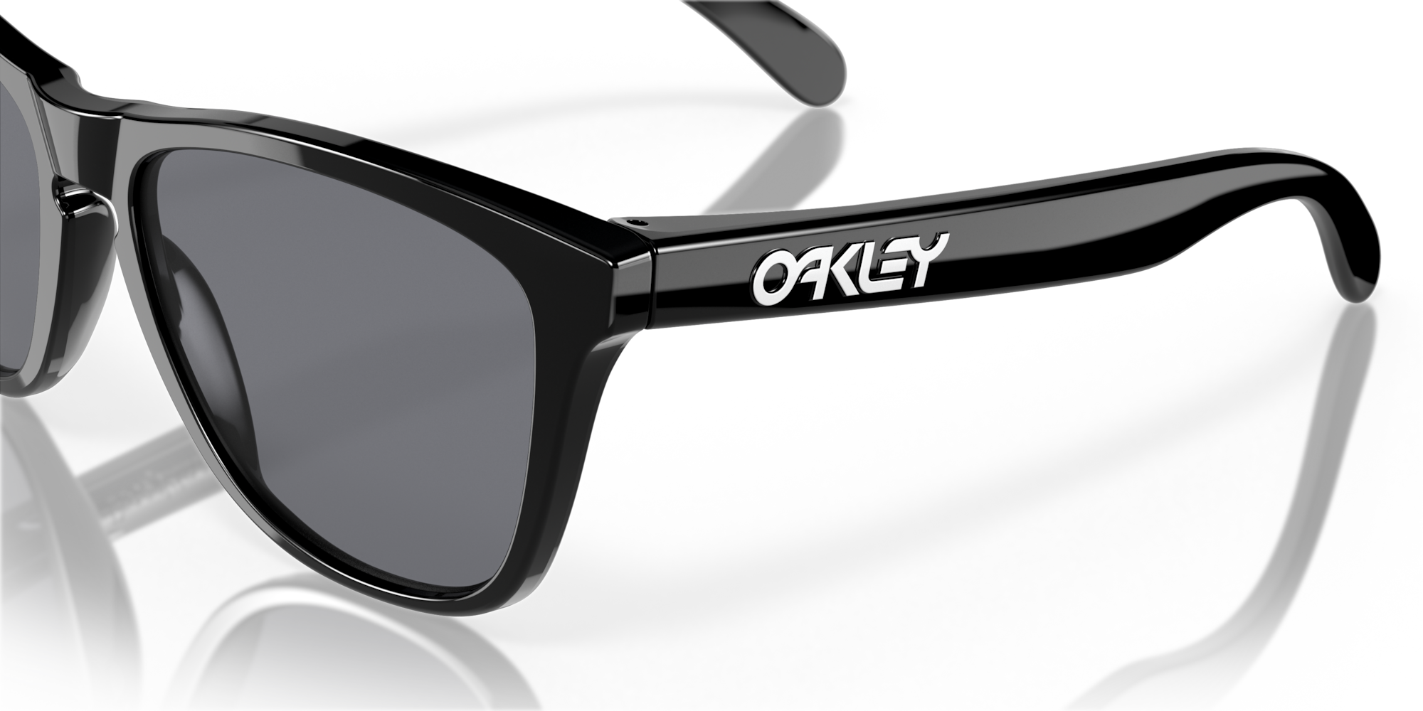 Óculos de Sol Oakley Frogskins™ com Armação Polished Black e