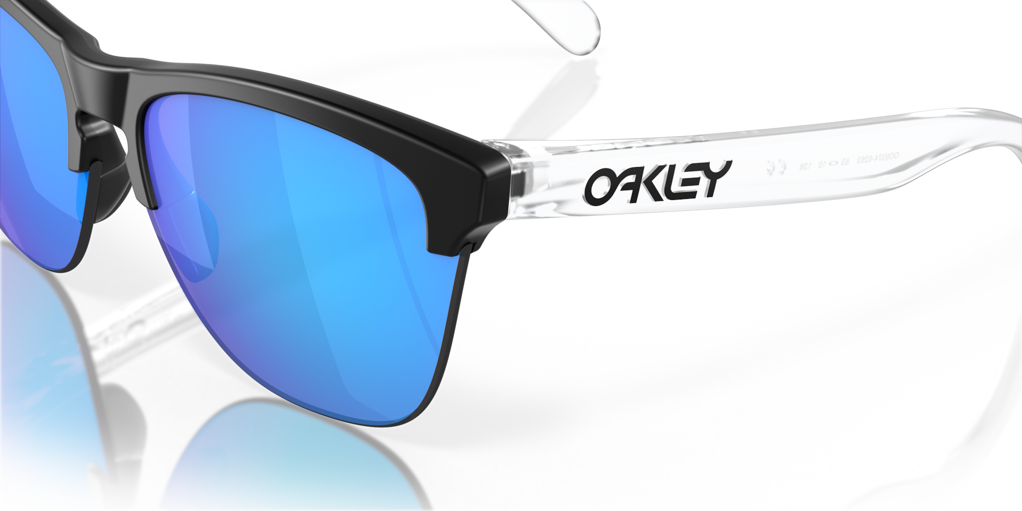 Oakley Frogskins™ Lite Sunglasses with Matte Black Frame and Prizm