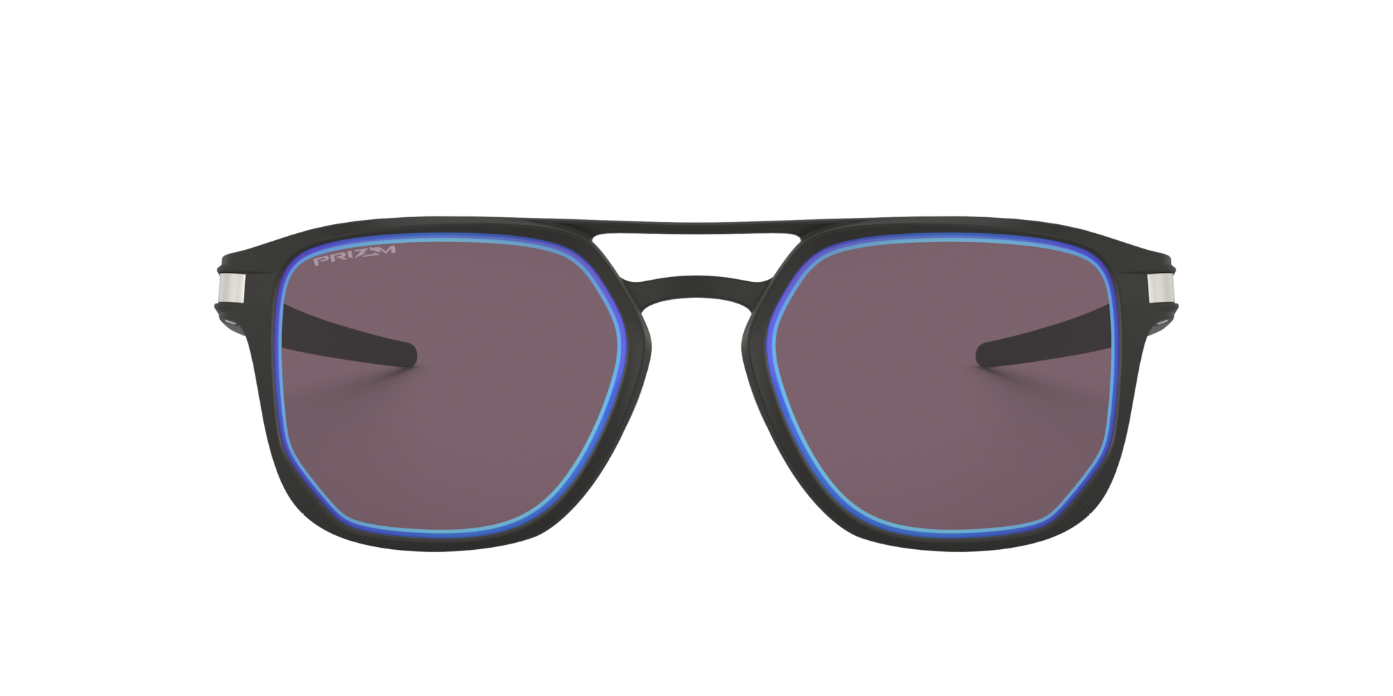 Oakley Latch® Alpha Sunglasses with Matte Black Frame and Prizm