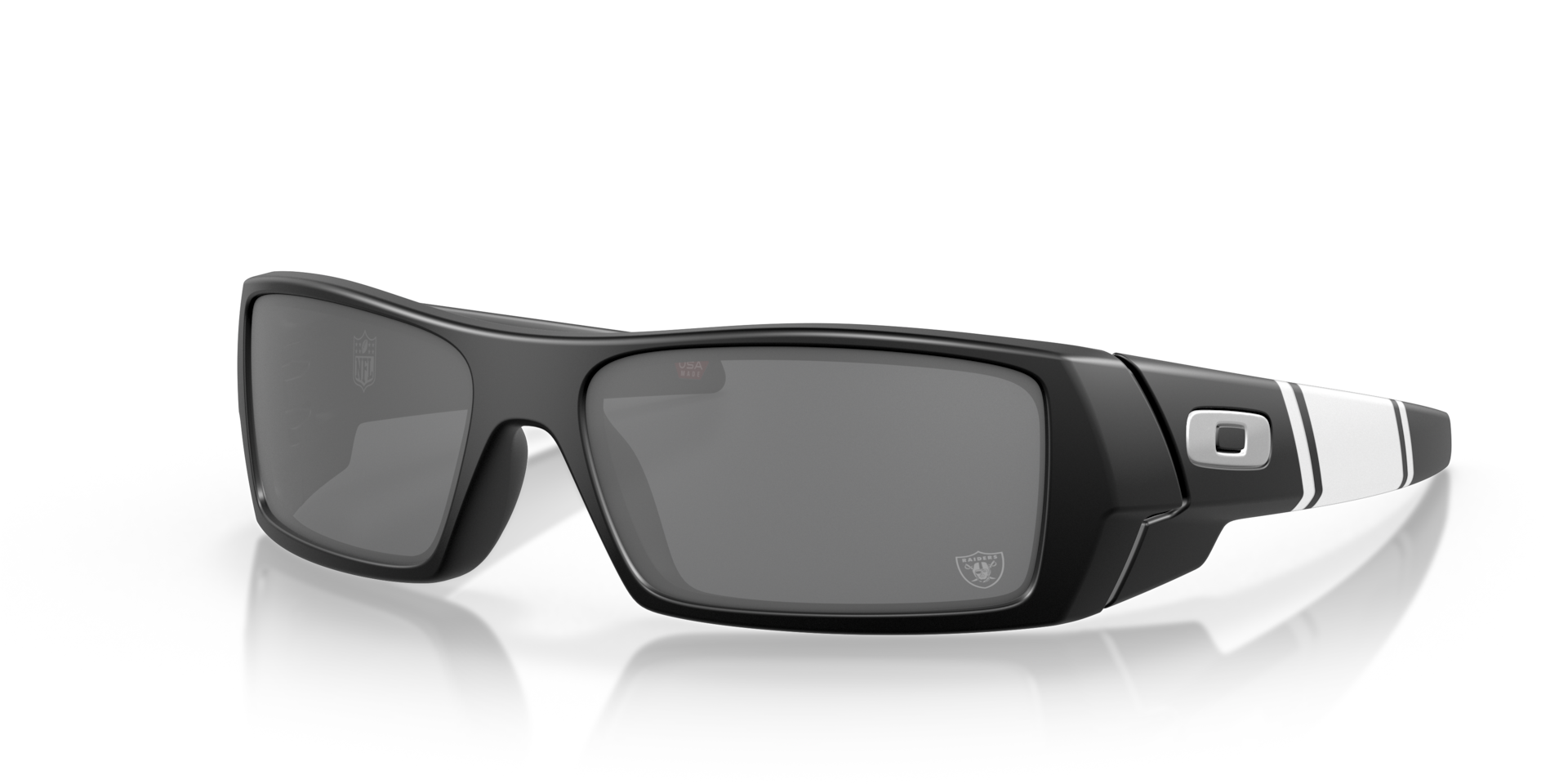 Oakley Las Vegas Raiders Gascan® Sunglasses with Matte Black Frame
