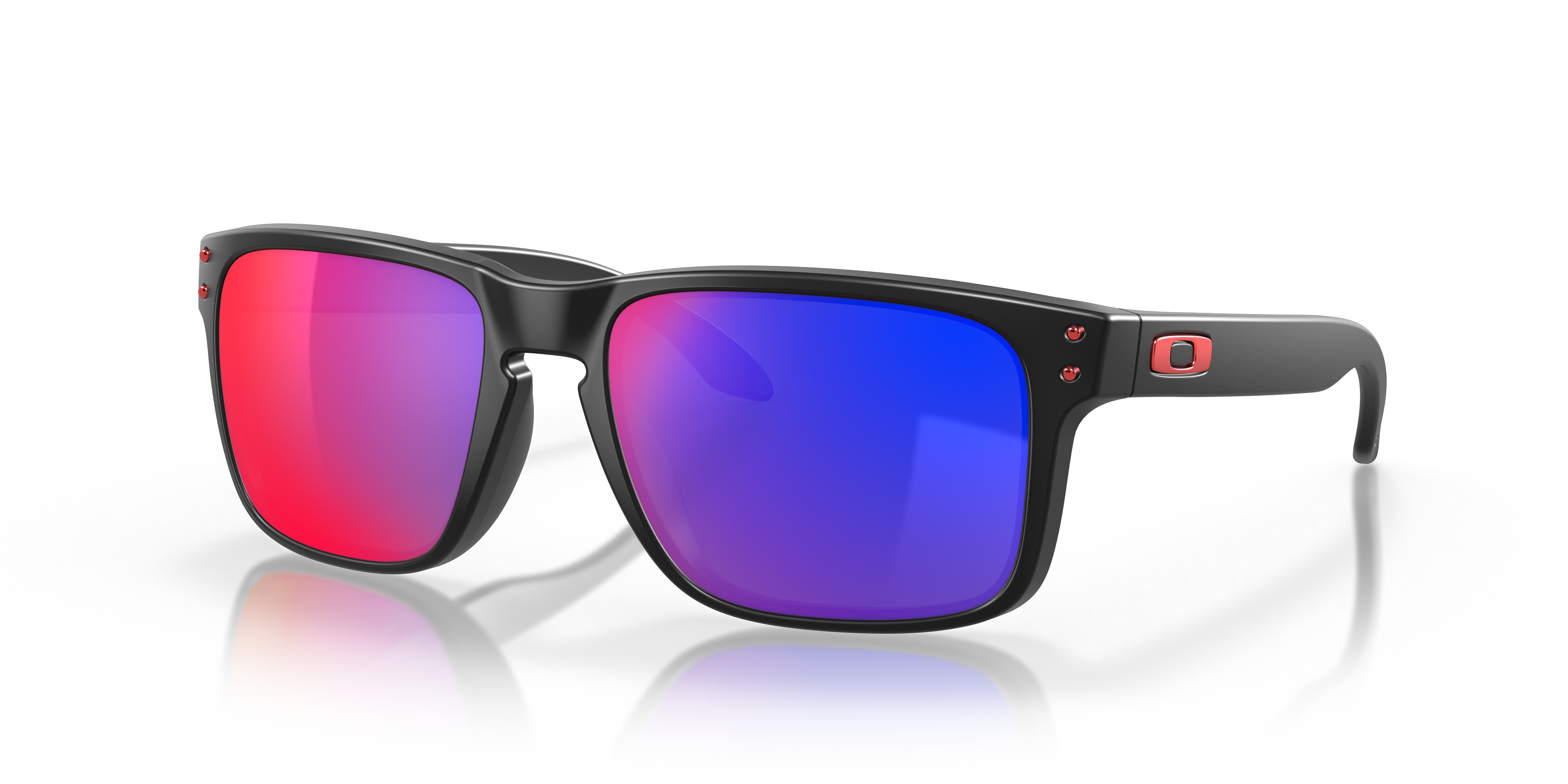 Holbrook™ + Red Iridium Lenses, Matte Black Frame Sunglasses