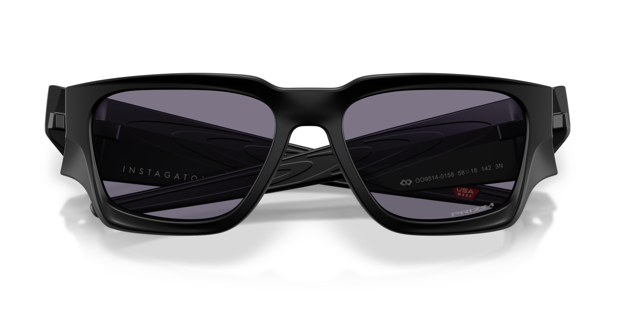 オークリー Instagatorサングラス Matte BlackフレームとPrizm Grey