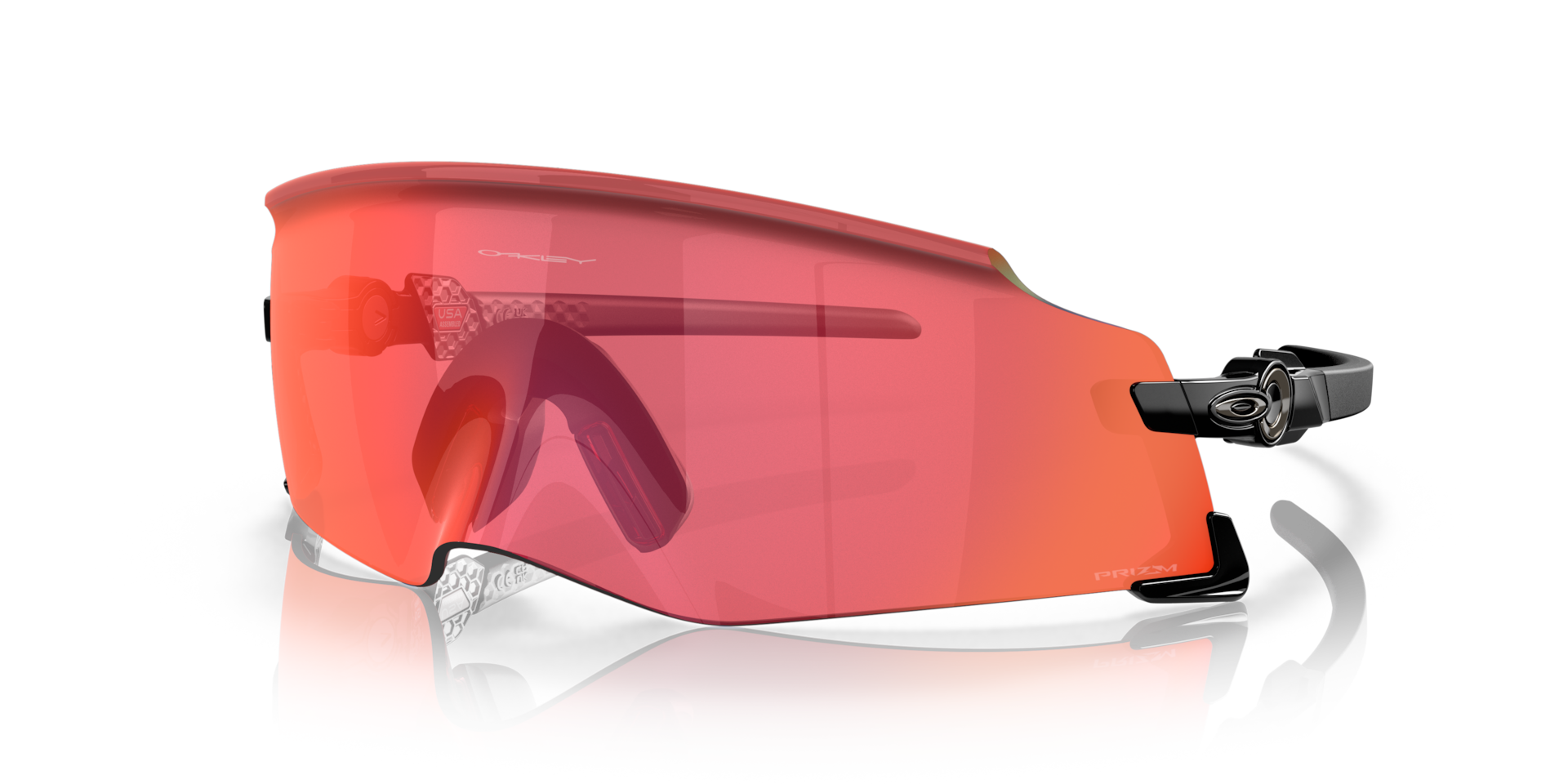 小物 Oakley Kato Prizm trail torch Kato Prizm Trail Torch Lenses, Polished Black Frame Sunglasses