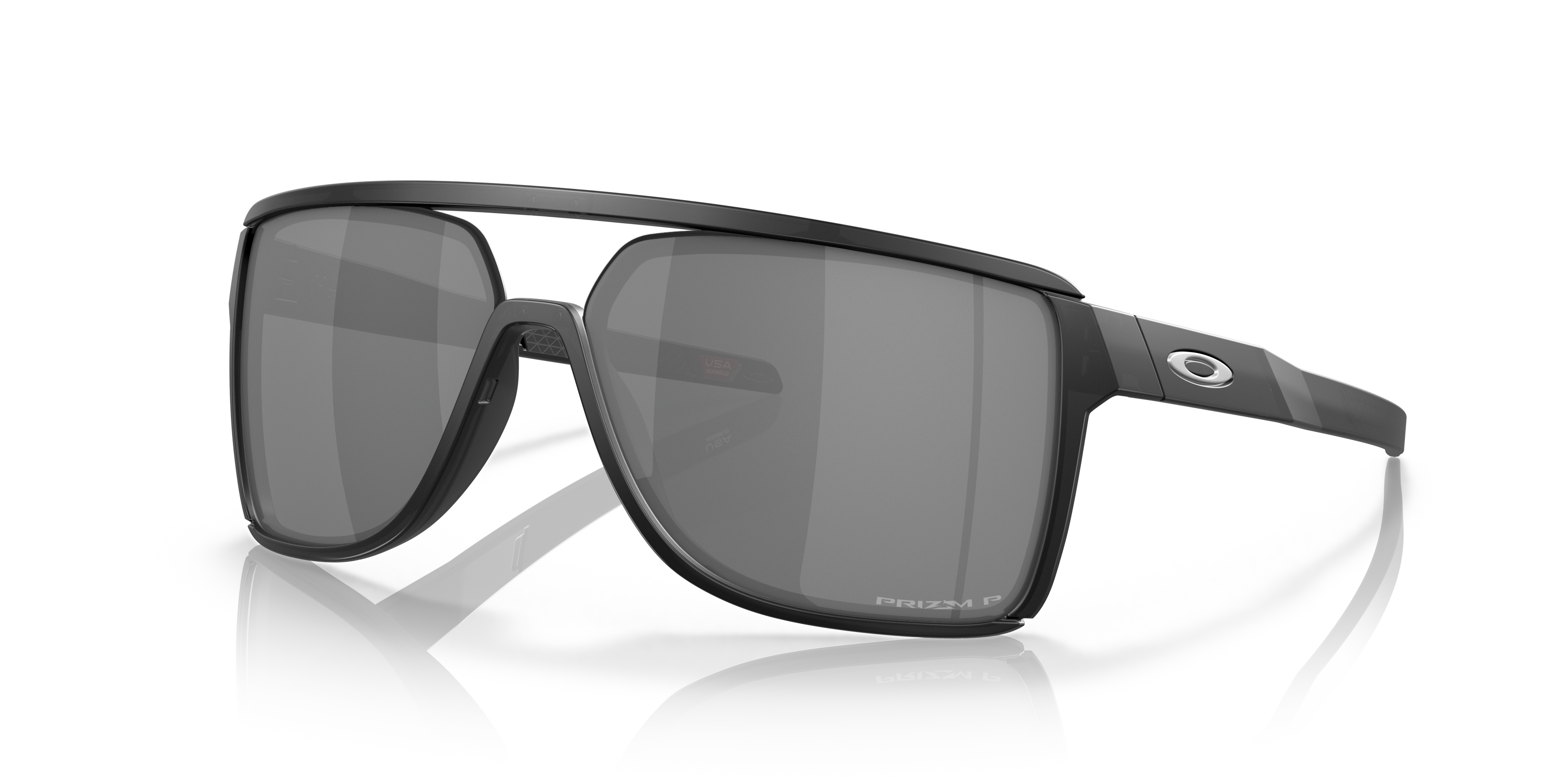 オークリー Castelサングラス Matte Black InkフレームとPrizm Black
