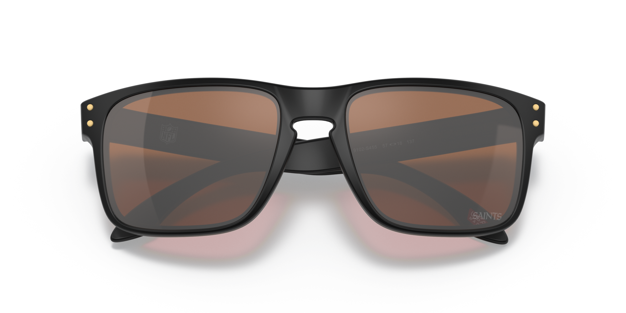 Oakley New Orleans Saints Holbrook™ Sunglasses with Matte Black