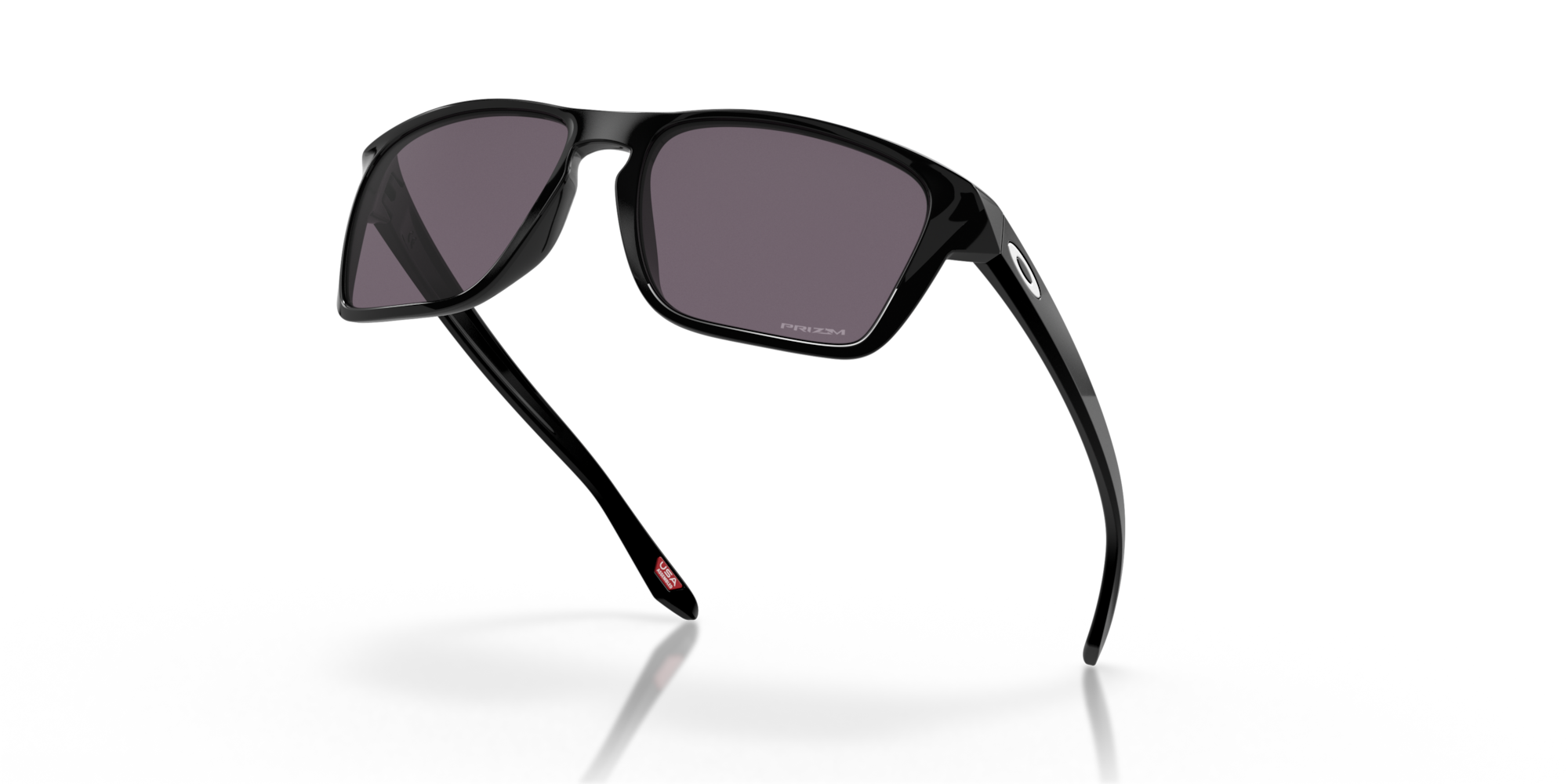 Oakley Sylas Sunglasses with Polished Black Frame and Prizm Grey