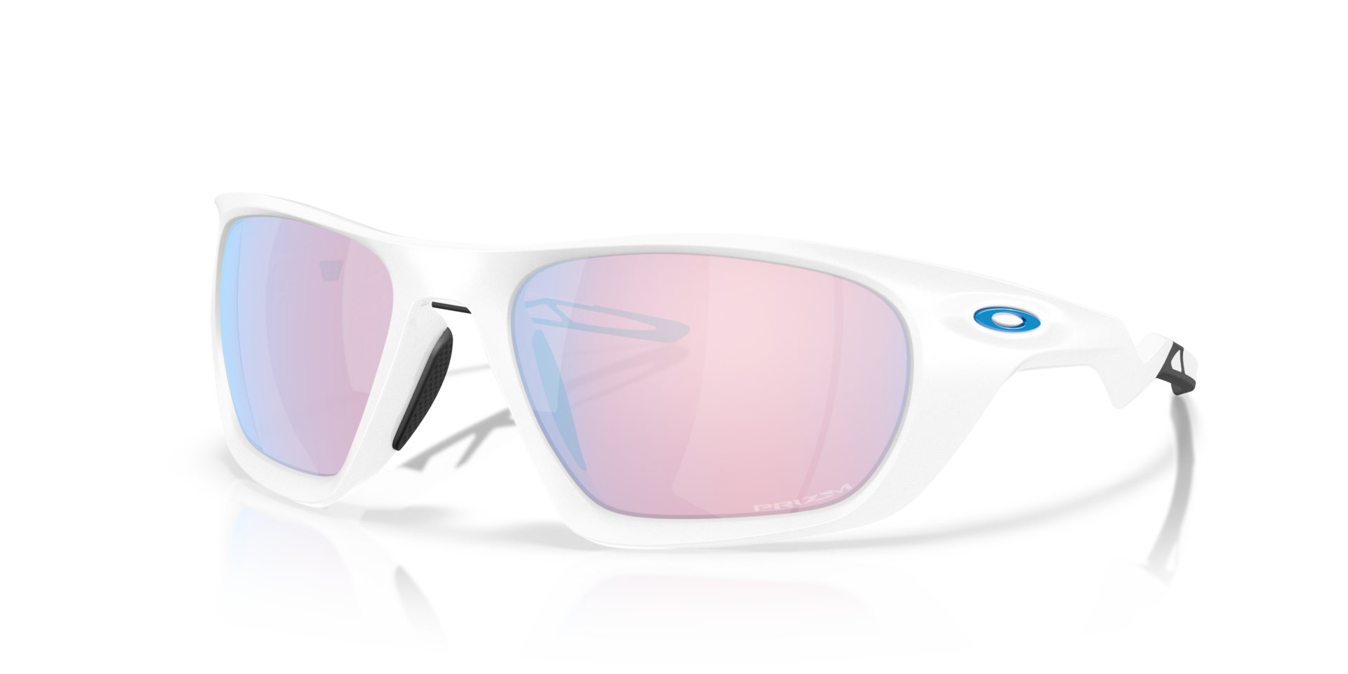Lateralis Prizm Snow Sapphire Lenses, Matte White Frame Sunglasses