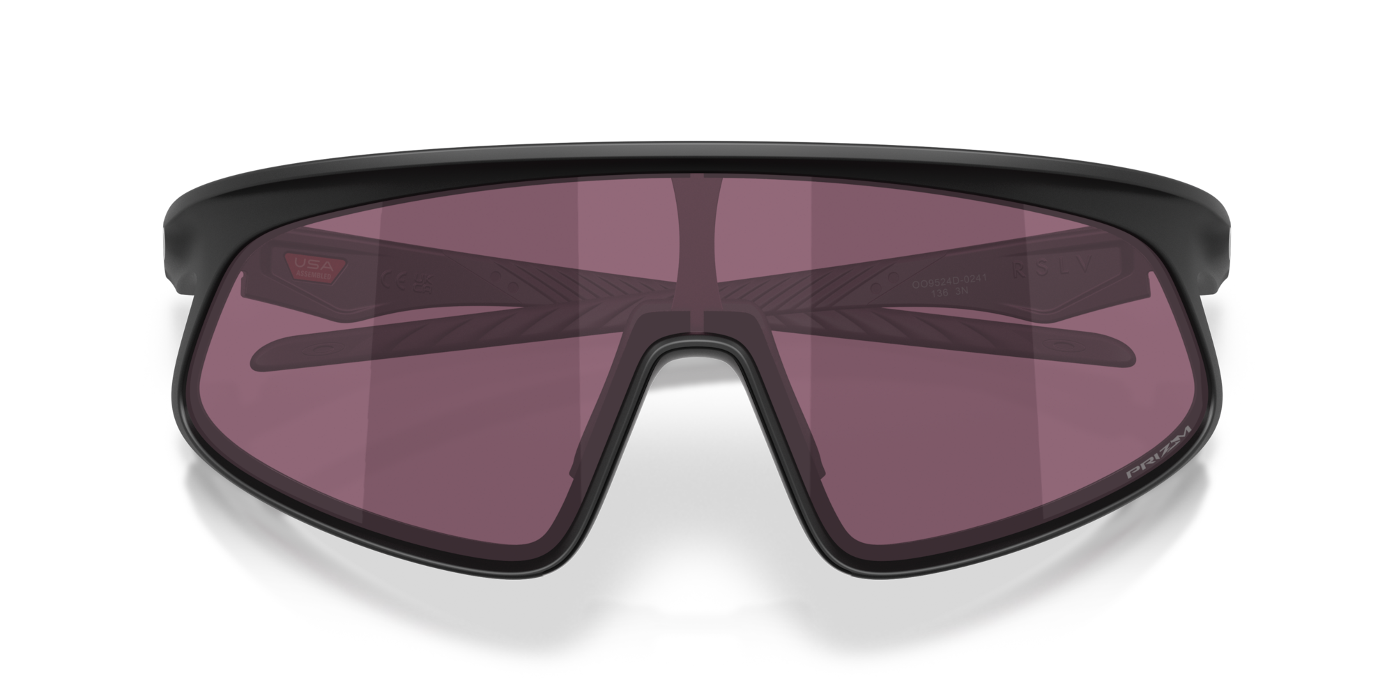 オークリー RSLV 141サングラス Matte BlackフレームとPrizm Road