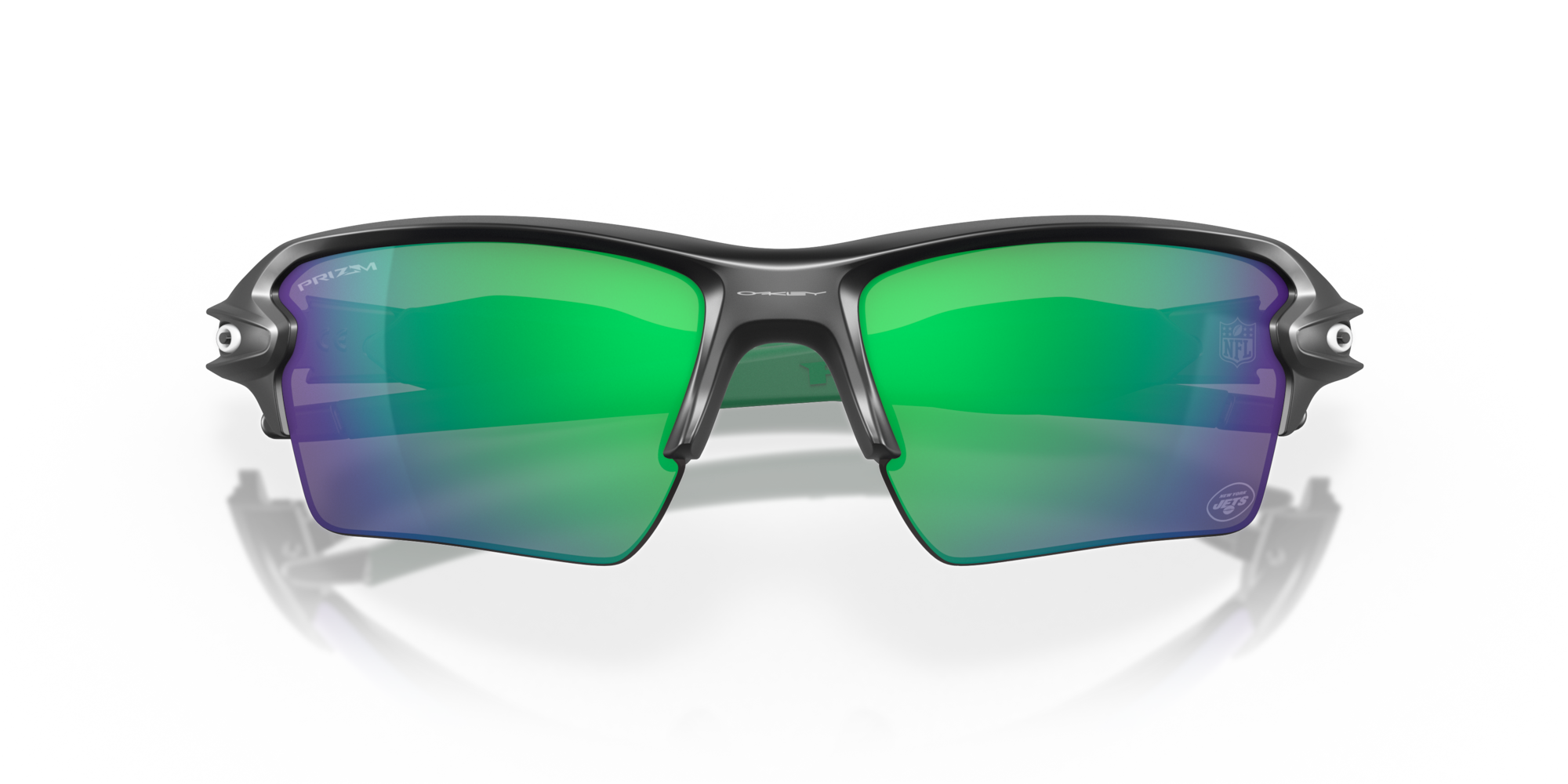 Oakley New York Jets Flak® 2.0 XL Sunglasses with Matte Black