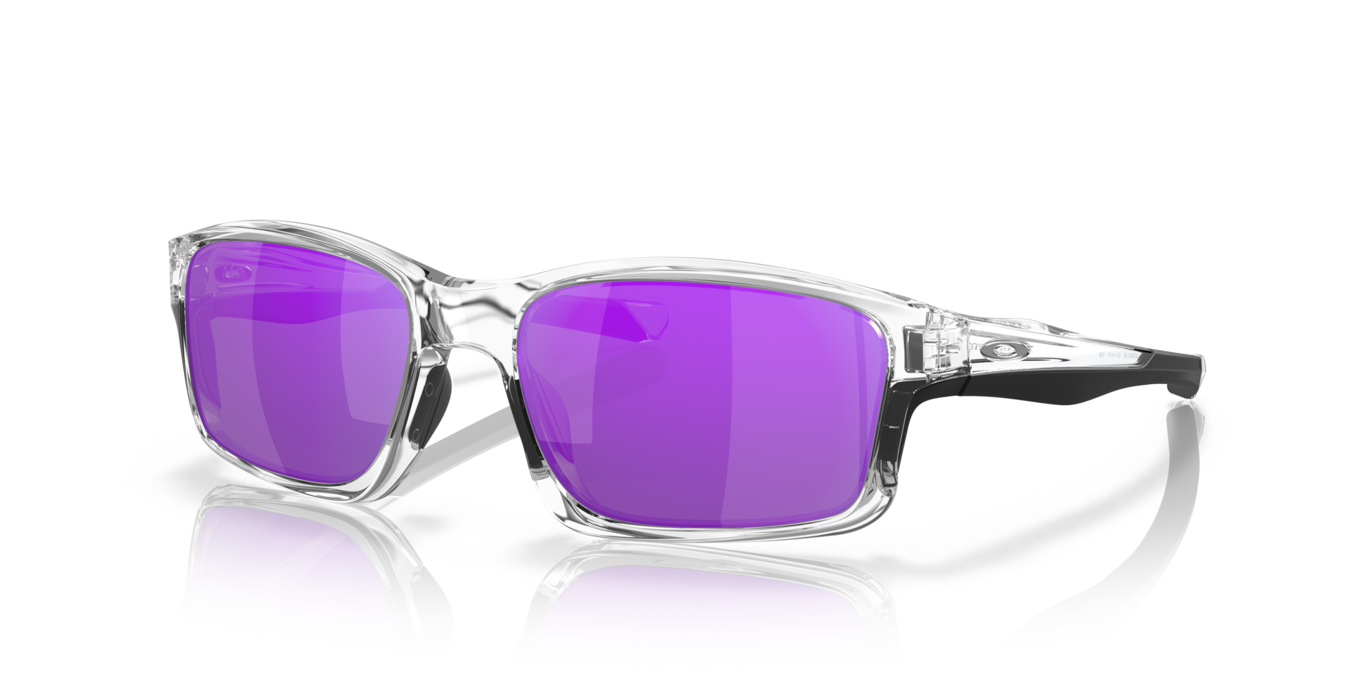 Oakley Chainlink™ Sunglasses with Polished Clear Frame and Violet