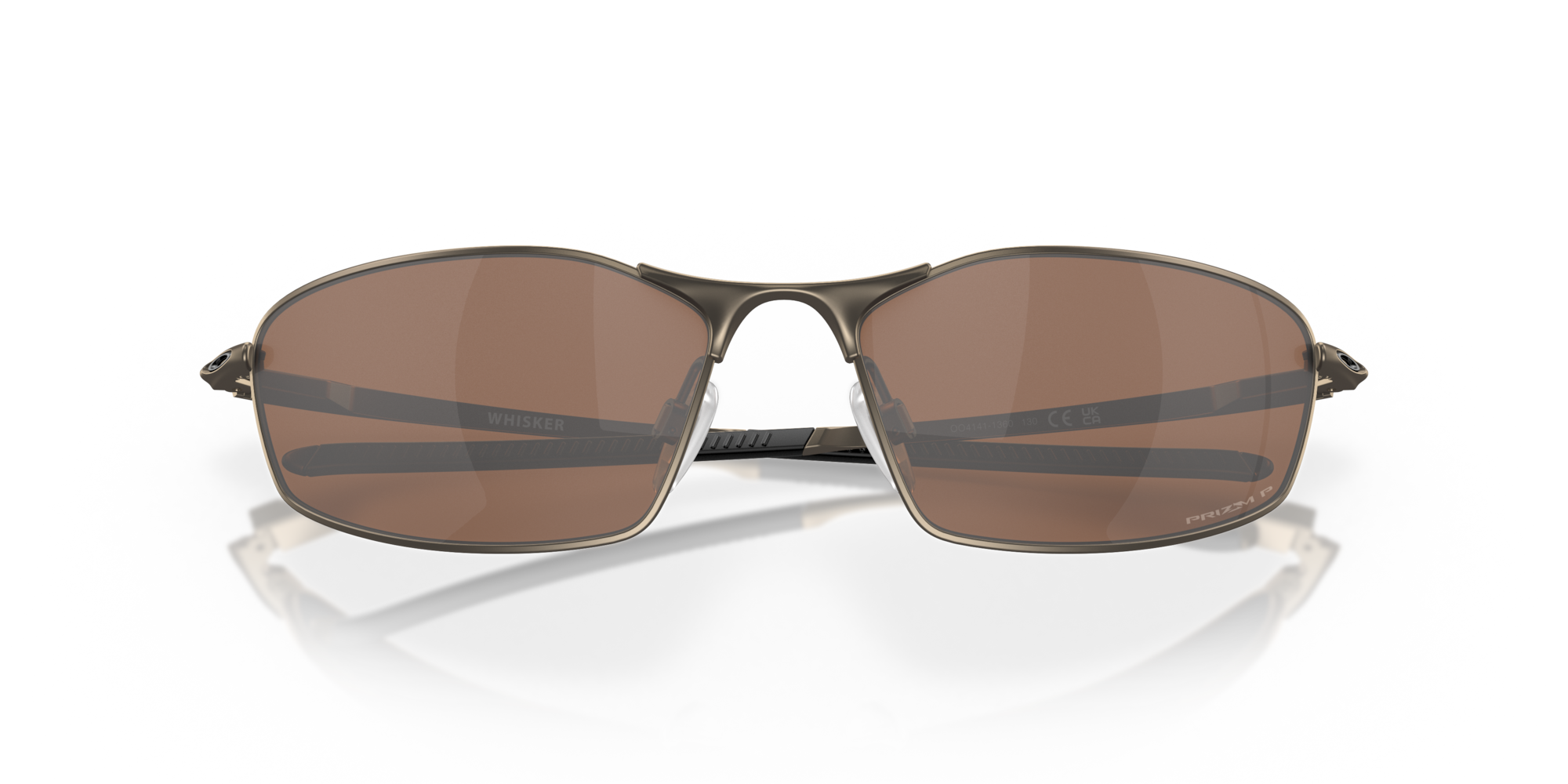 Oakley Whisker® Sunglasses with Satin Pewter Frame and Prizm