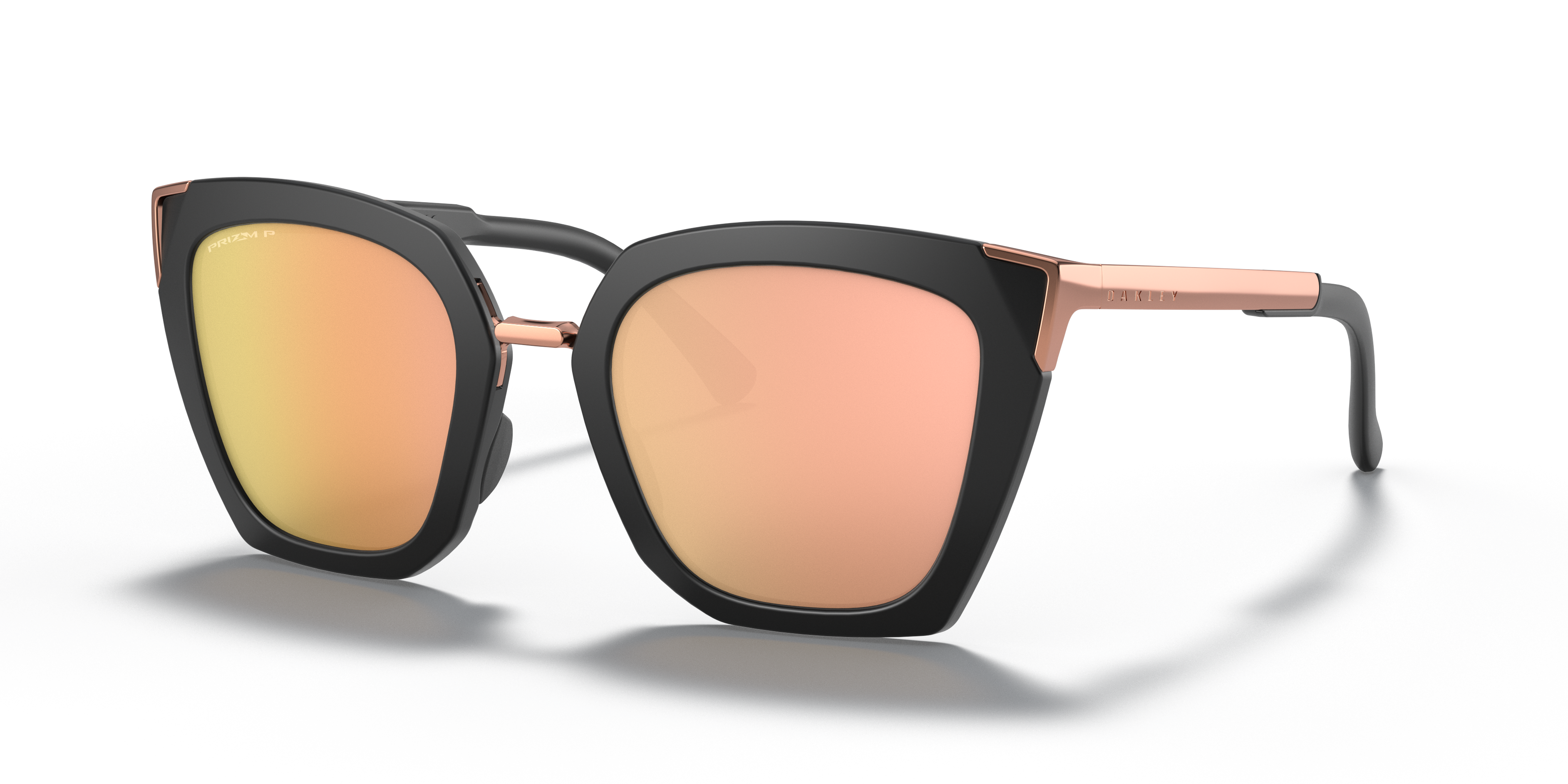 オークリー Side Sweptサングラス Velvet BlackフレームとPrizm Rose