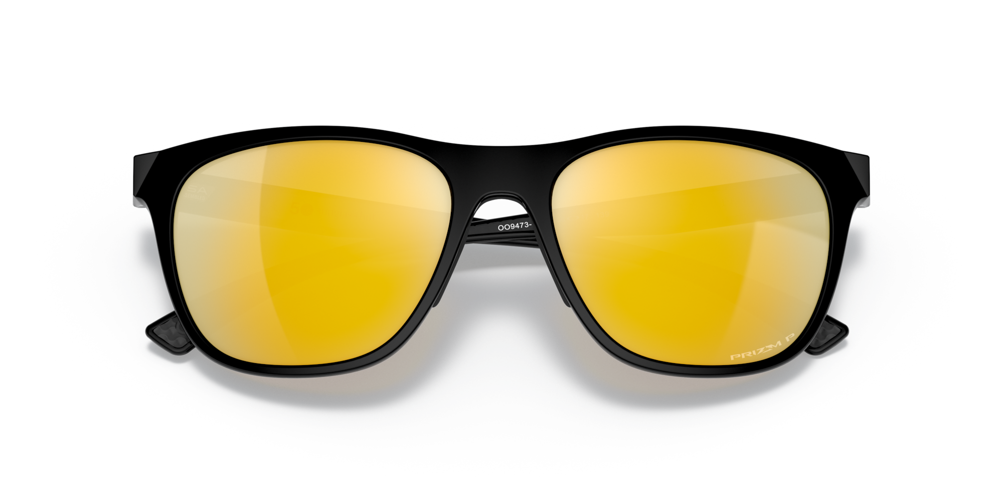 Oakley Leadline Sunglasses with Polished Black Frame and Prizm 24K