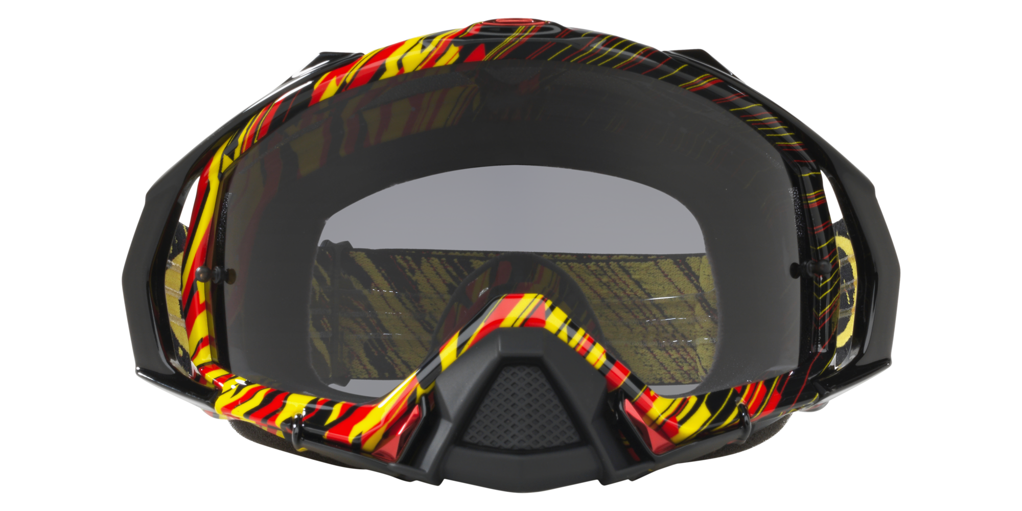 オークリー　メイヘム　プロ　MX 美品 Oakley Mayhem™ Pro MX Goggles with Rain of Terror Red/Yel Strap