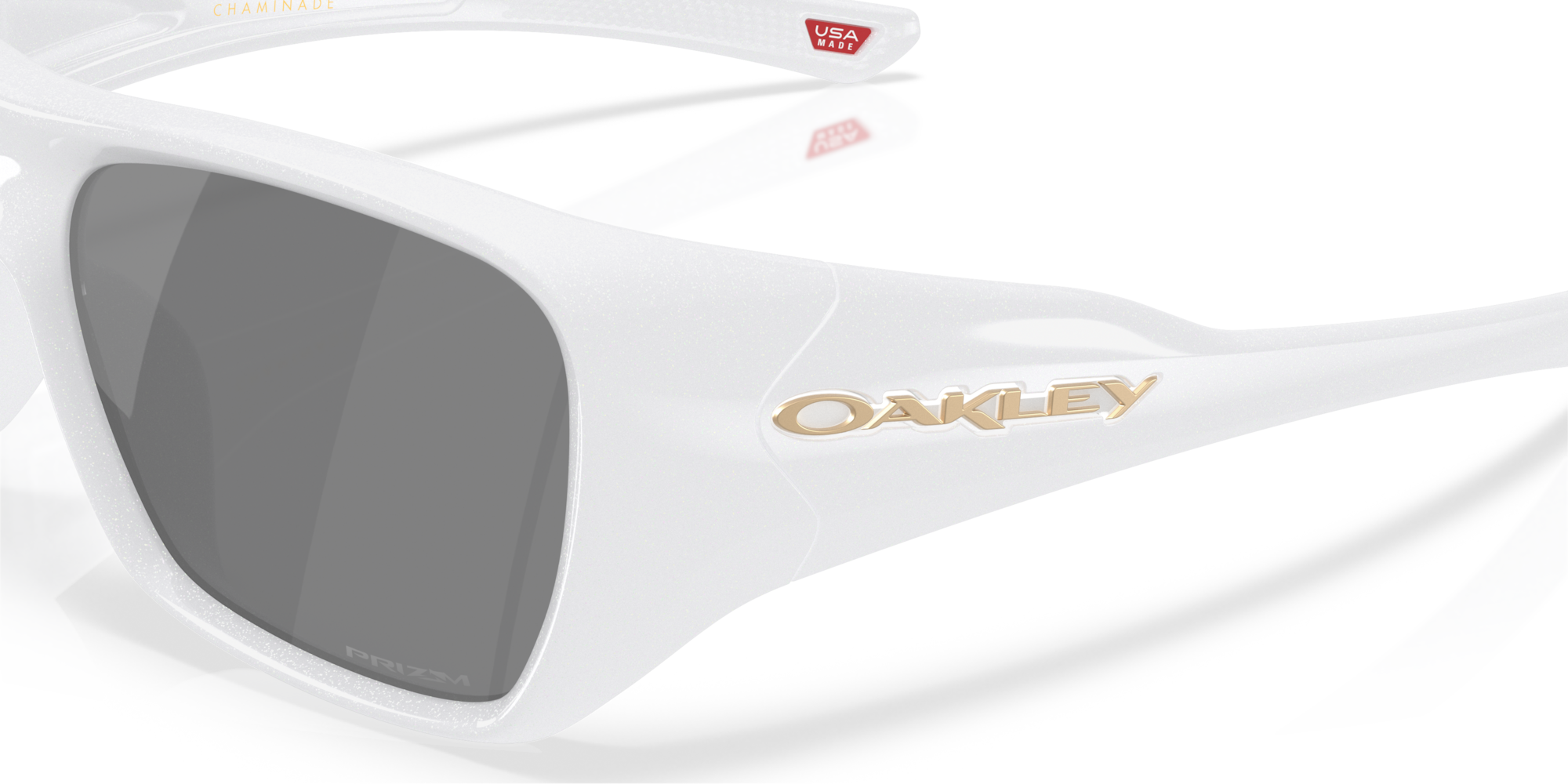 Oakley Chaminade Sunglasses with Pearl White Frame and Prizm Black