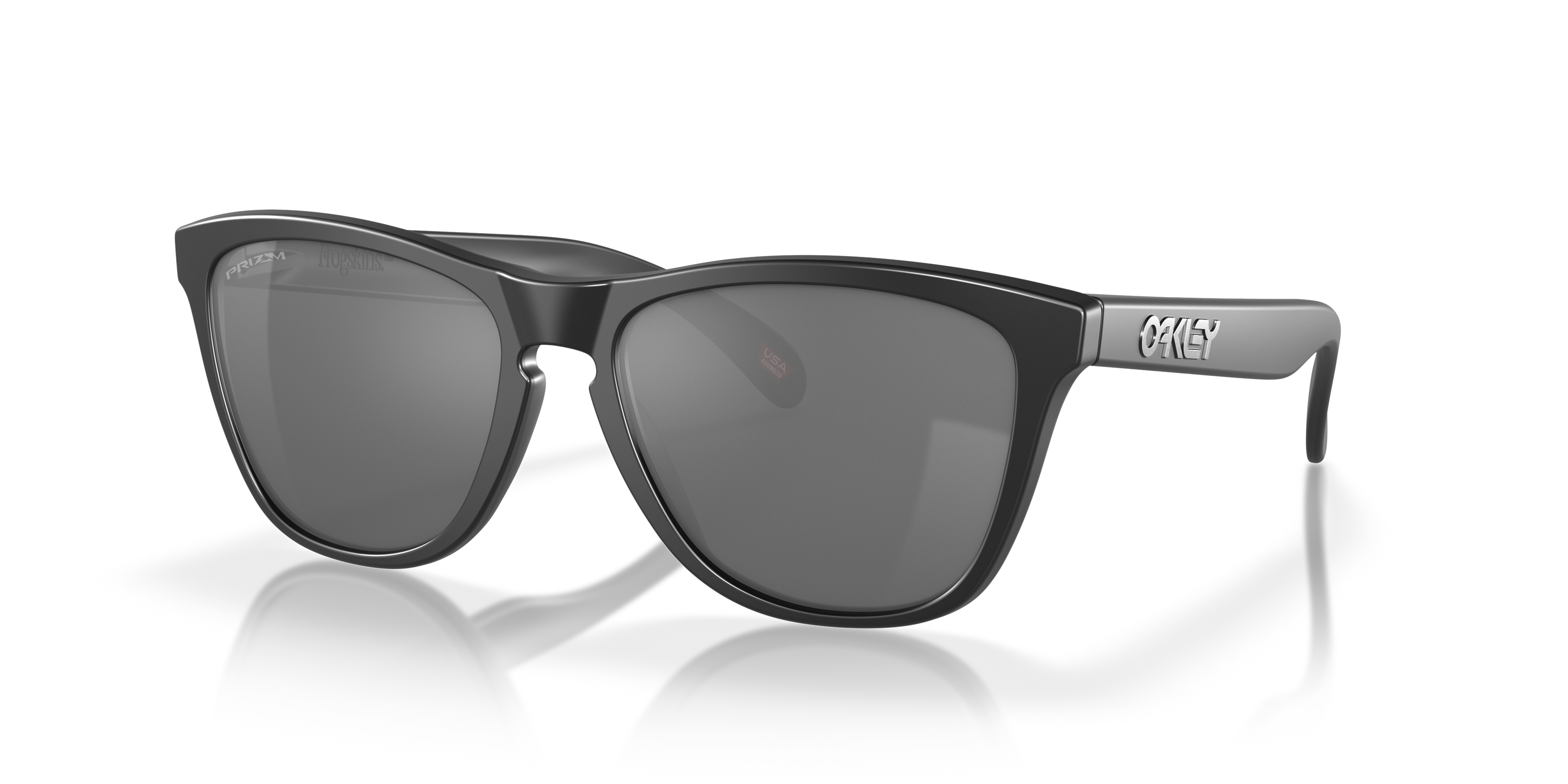 OAKLEY frogskins POLARIZED 黒 ブラック Frogskins™ Prizm Black Polarized Lenses, Matte Black Frame