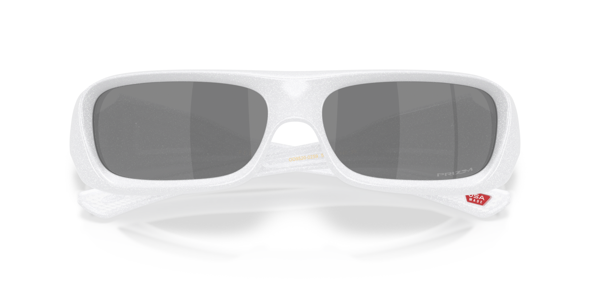 Oakley Permian Sunglasses with Clear Frame and Prizm Sapphire