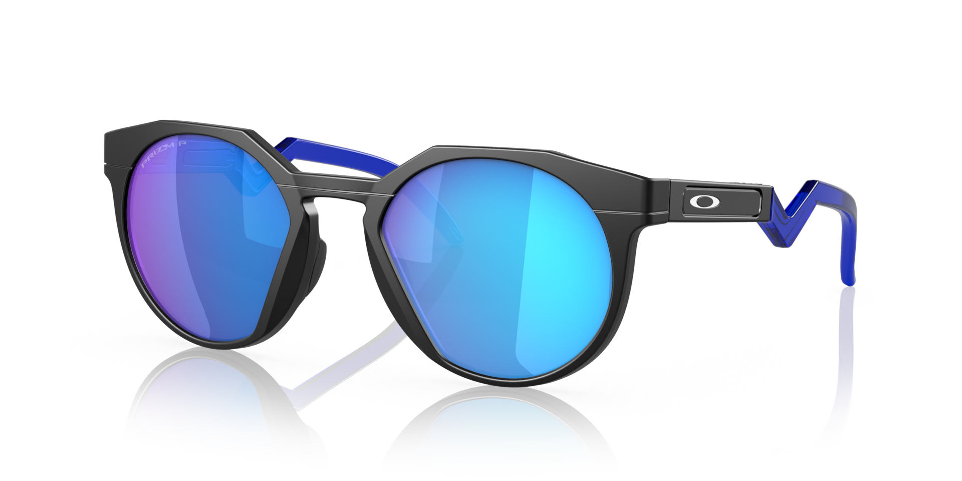 【新品未使用】OAKLEY HSTN 偏光 Prizm 正規品 HSTN Prizm Sapphire Polarized Lenses, Matte Black Frame Sunglasses