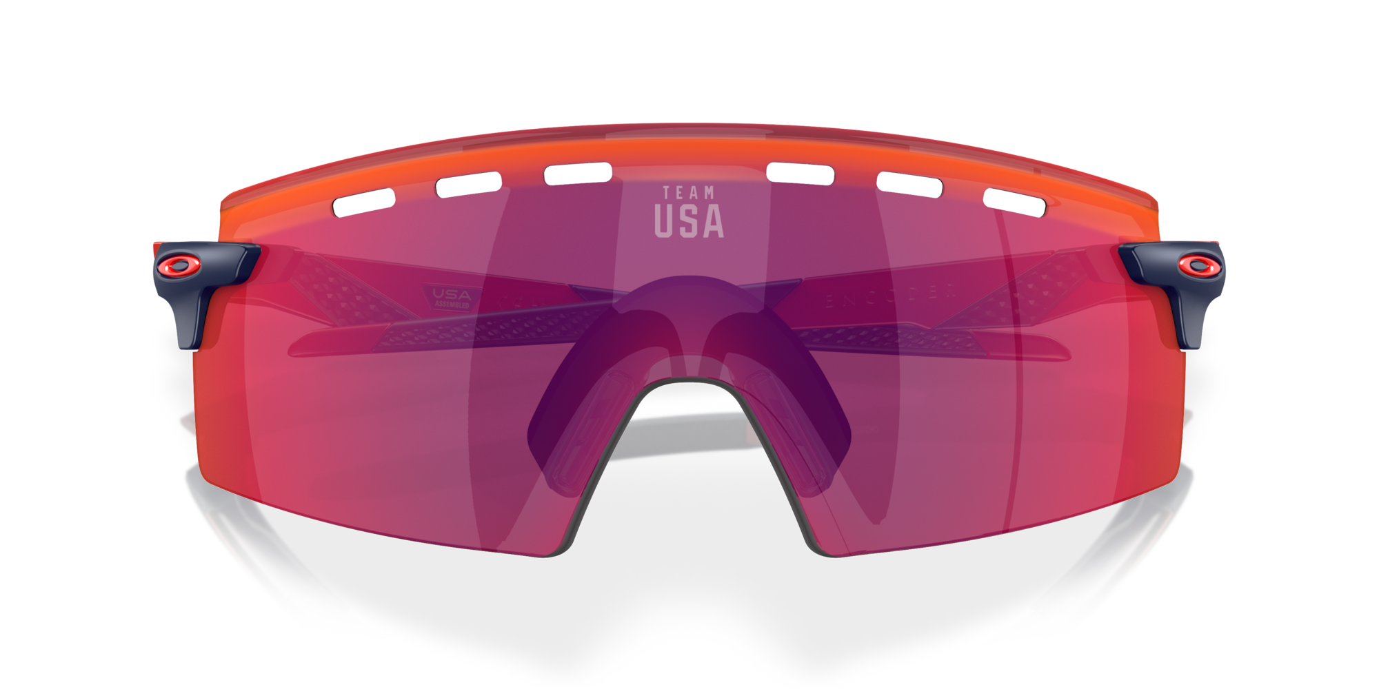 Oakley Encoder Strike Team USA Sunglasses with Matte Navy Frame