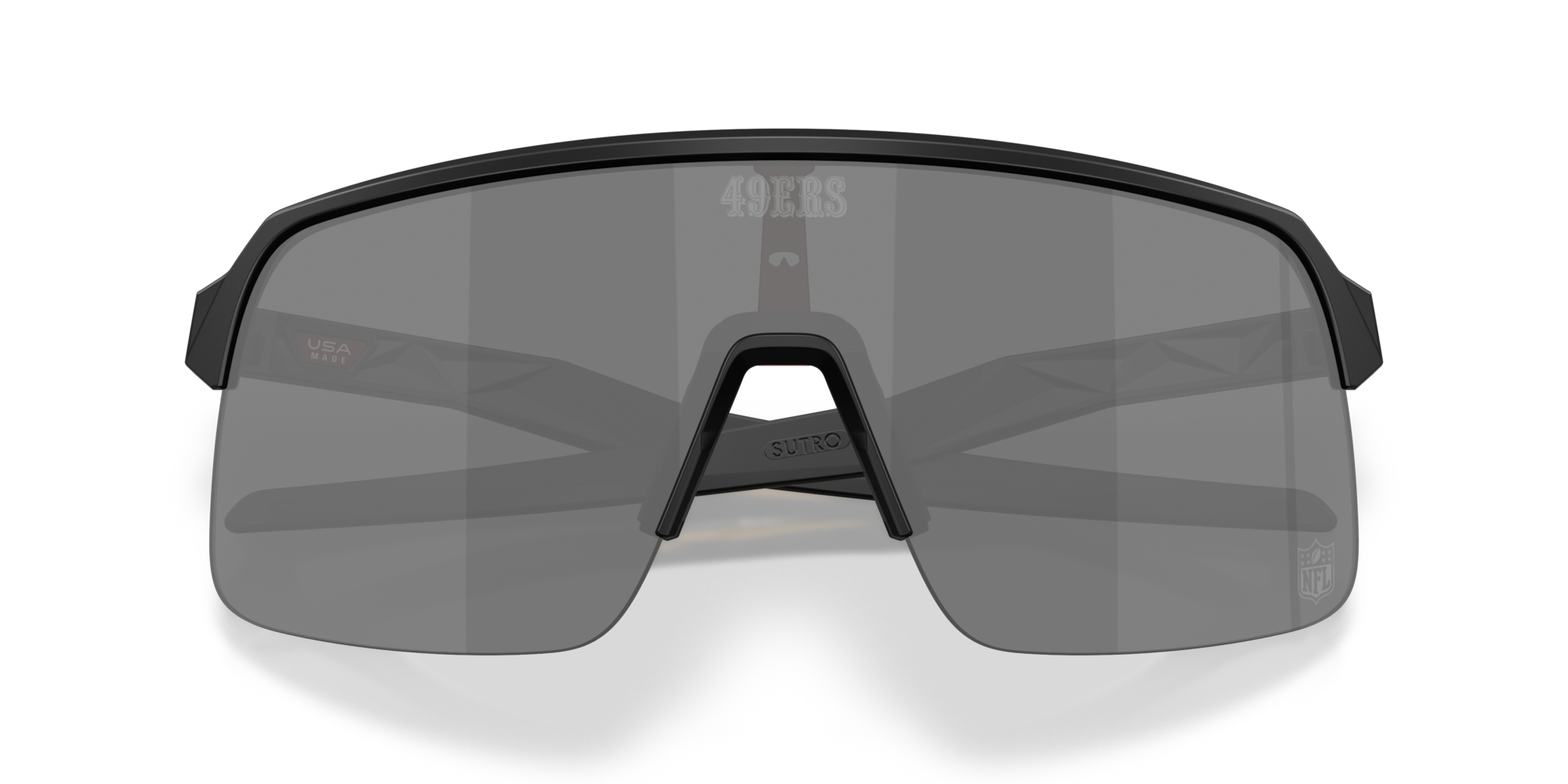 Oakley San Francisco 49ers Sutro Lite Sunglasses with Matte Black