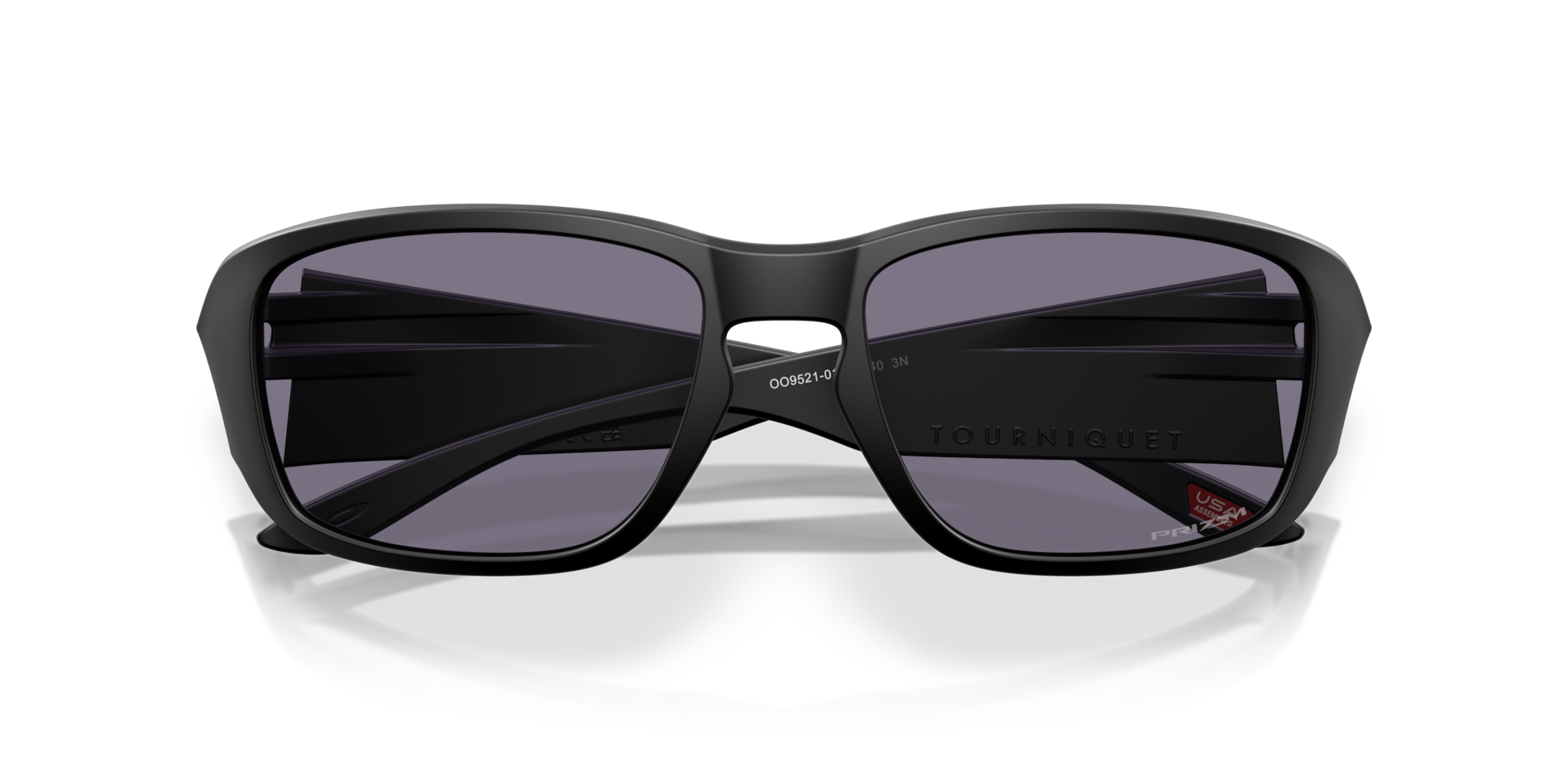オークリー Tourniquetサングラス Matte BlackフレームとPrizm Grey