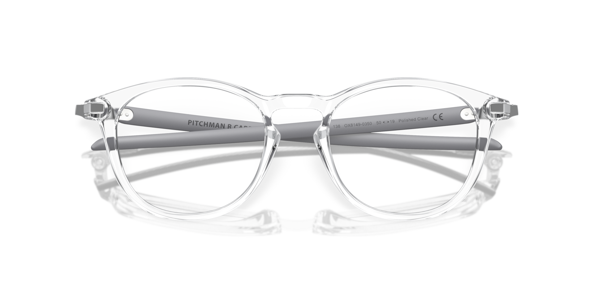 Oakley Pitchman™ R Carbon Eyeglasses with Polished Clear Frame