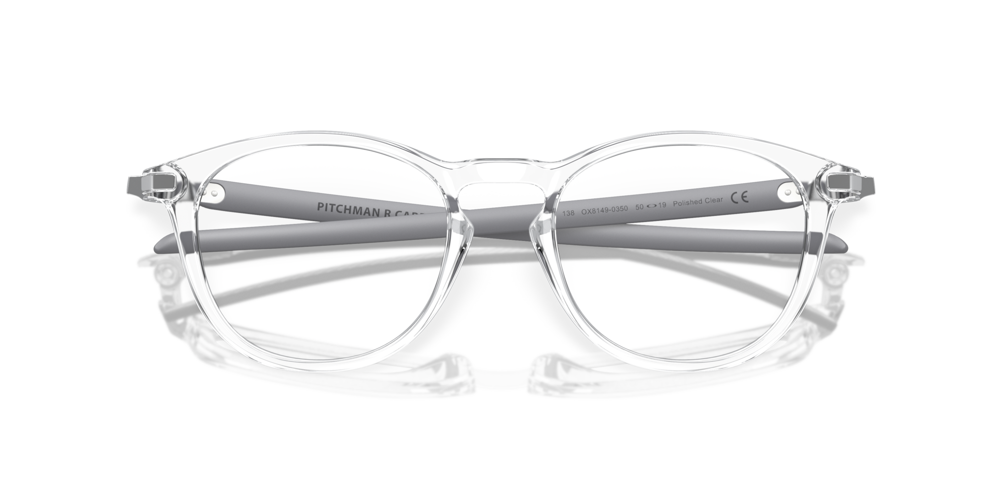 Oakley Pitchman™ R Carbon Eyeglasses with Polished Clear Frame