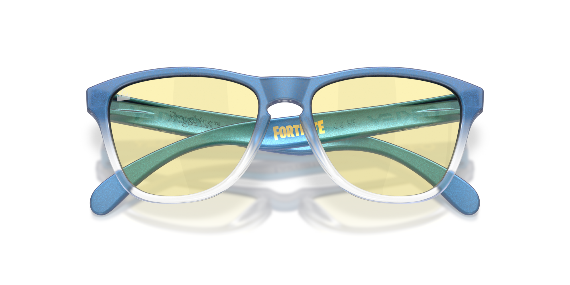 Oakley X Fortnite™ Frogskins™ S Sunglasses with Matte Cyan/Blue