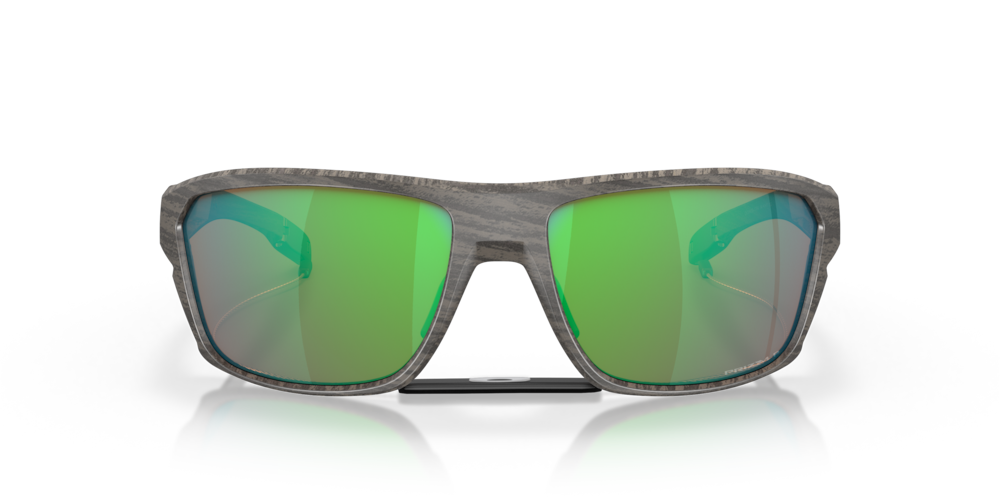 希少 Oakley Split Shot PRIZM SHALLOW WATER Split Shot Prizm Shallow Water Polarized Lenses, Woodgrain Frame