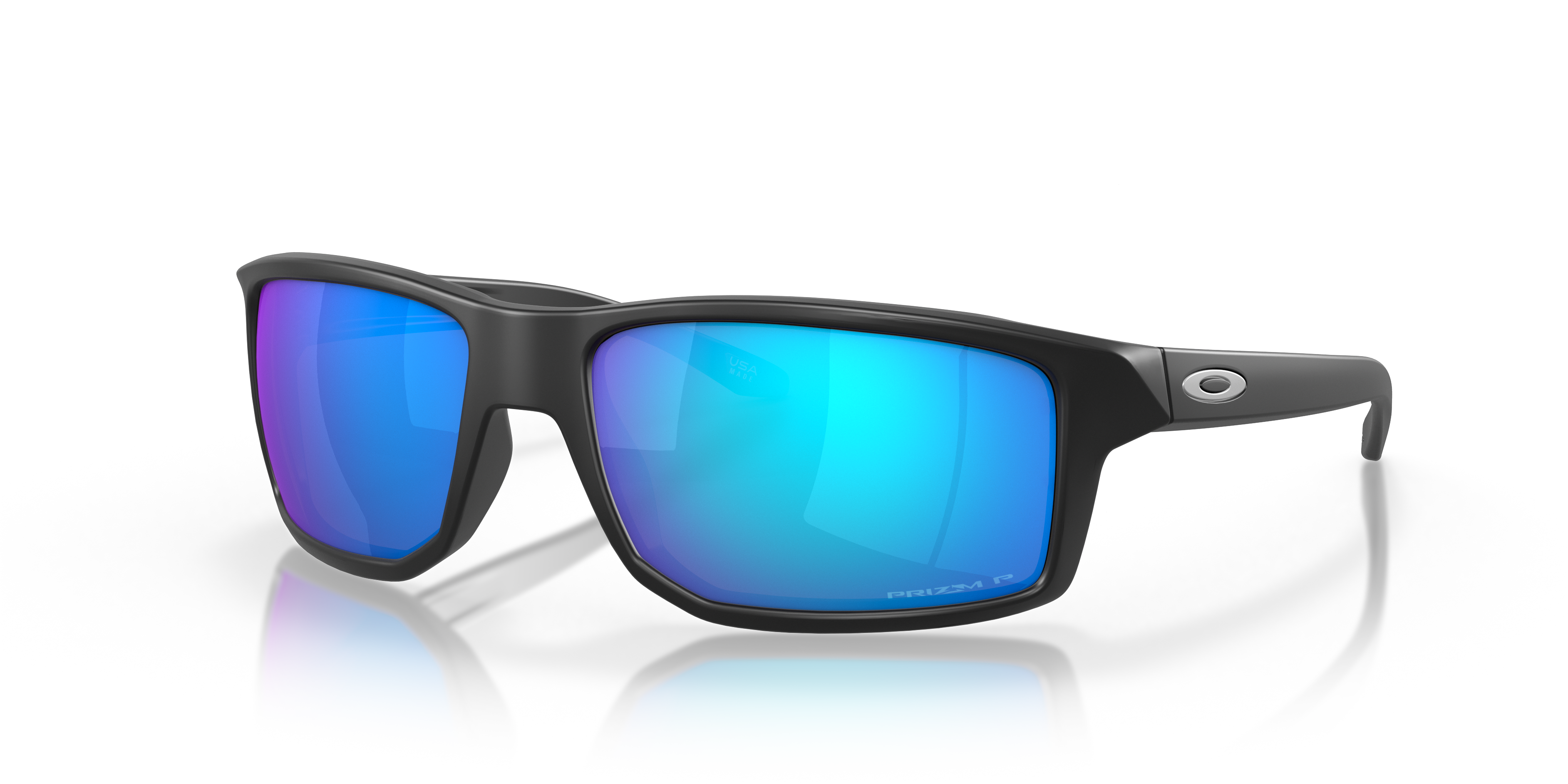 Gibston Prizm Sapphire Polarized Lenses, Matte Black Frame