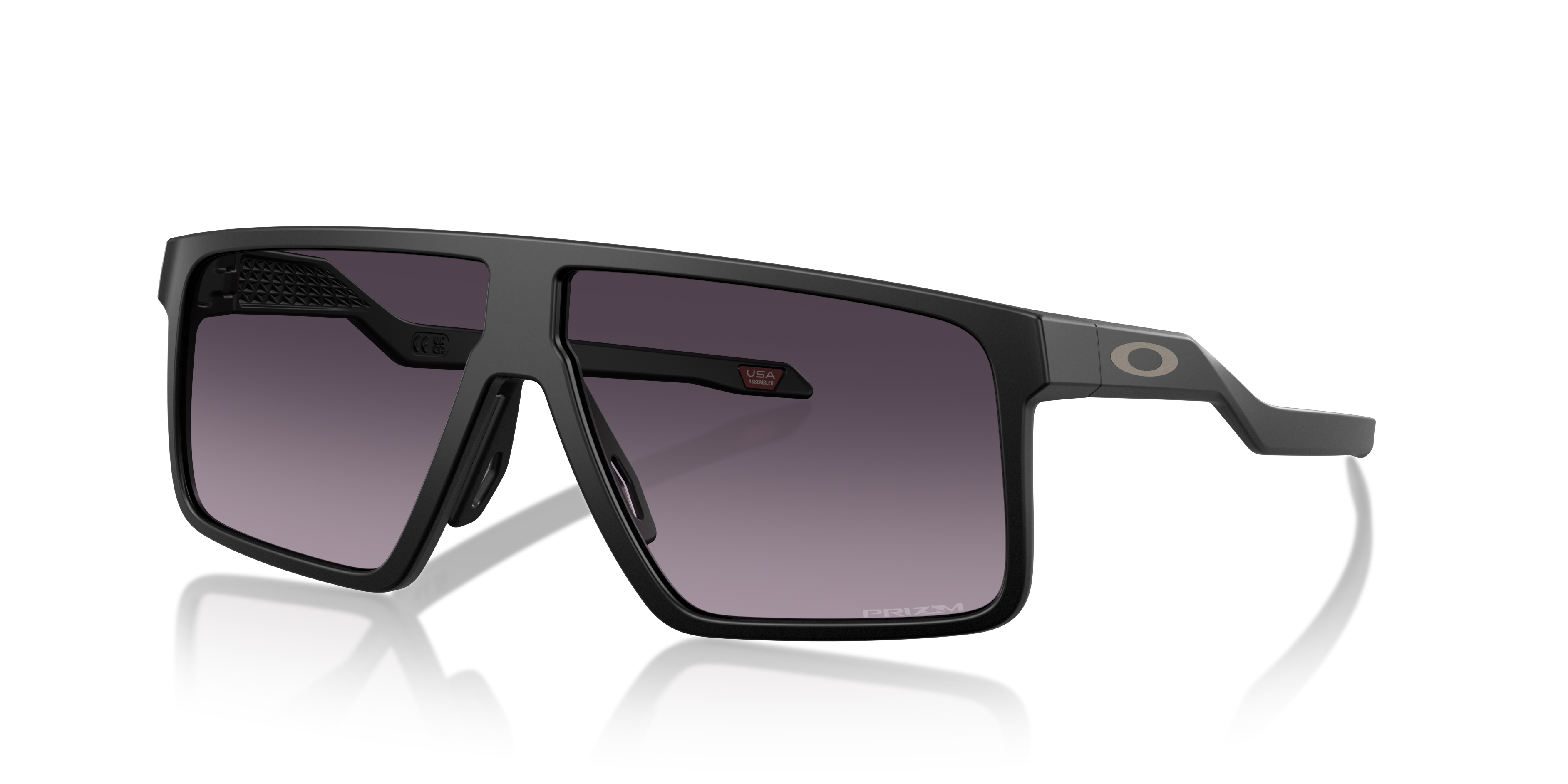 Helux Prizm Grey Gradient Lenses, Matte Black Frame Sunglasses