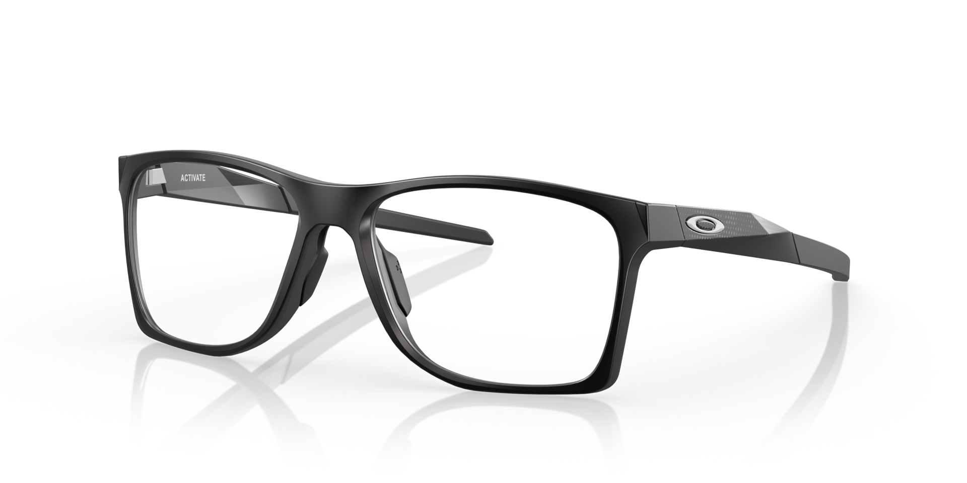 Oakley Men's Activate Eyeglasses - Satin Black Size: 16 / 55 / 141