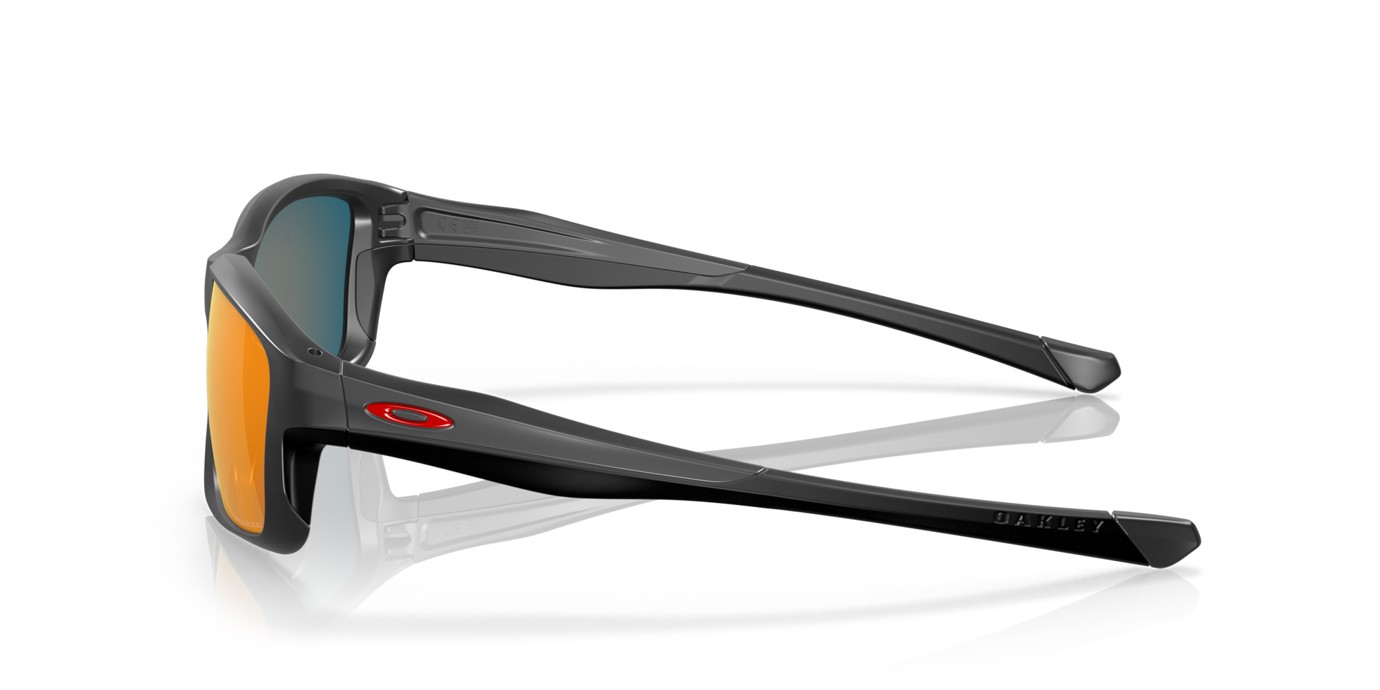 Oakley Chainlink™ Sunglasses with Matte Black Frame and Ruby