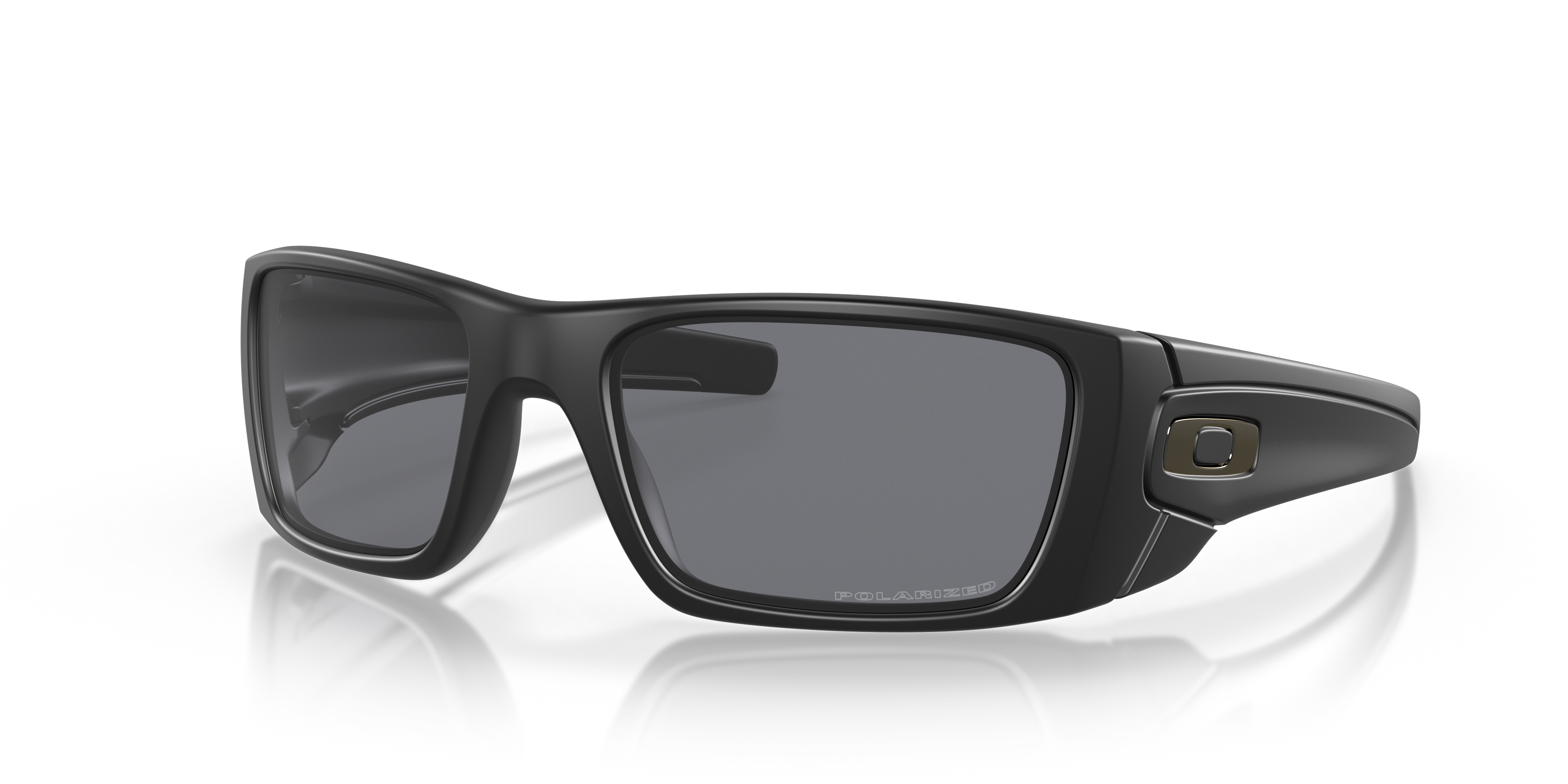 オークリー Fuel Cellサングラス Matte BlackフレームとGrey Polarized