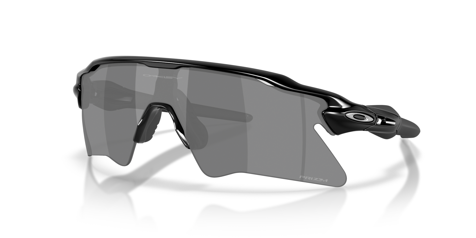 Oakley Radar EV サングラス ホワイト/ブラック Oakley Radar® EV Heater Sunglasses with Polished Black Frame and