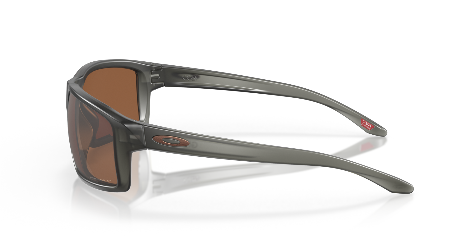 Oakley Gibston Sunglasses with Matte Grey Smoke Frame and Prizm
