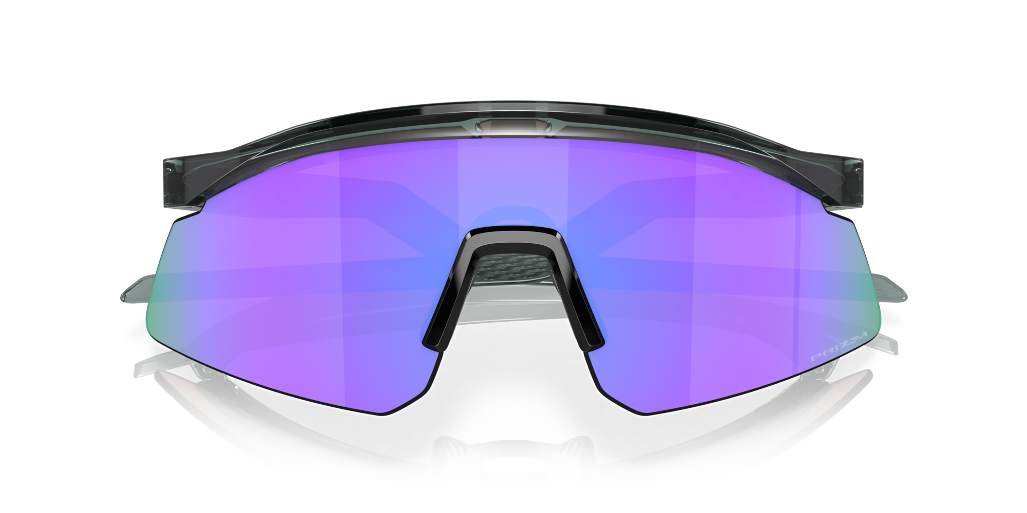 Oakley Hydra Sunglasses with Crystal Black Frame and Prizm Violet