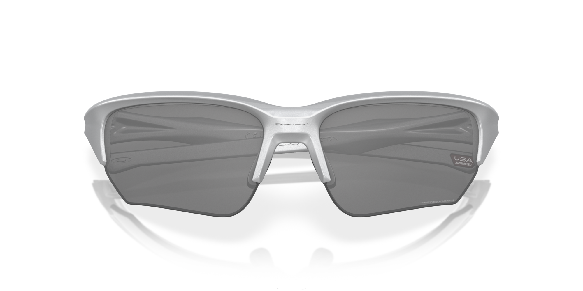 Oakley Flak® Beta (Low Bridge Fit) Sunglasses with Silver Frame