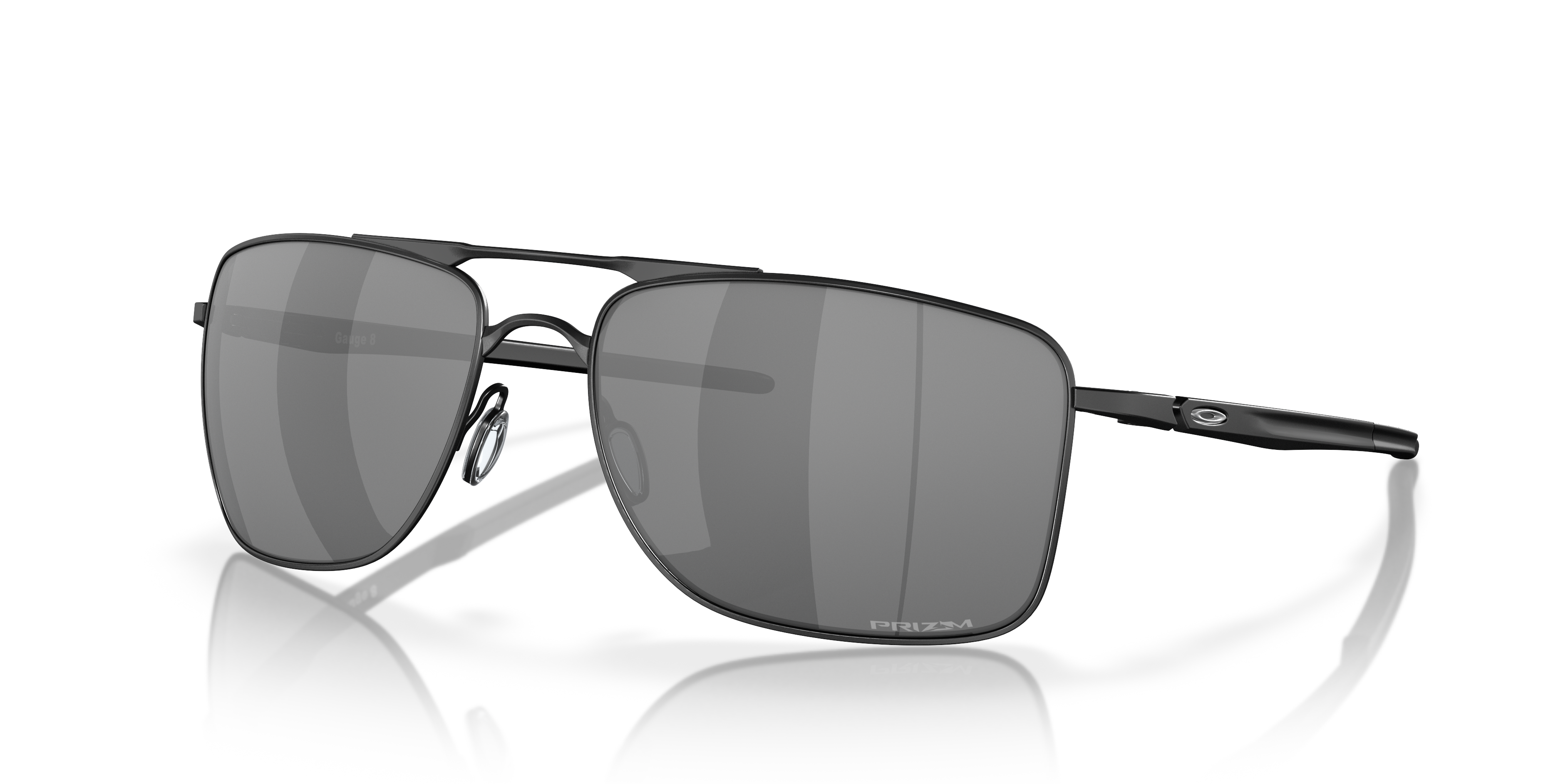 Oakley Gauge 8 Sunglasses with Matte Black Frame and Prizm Black