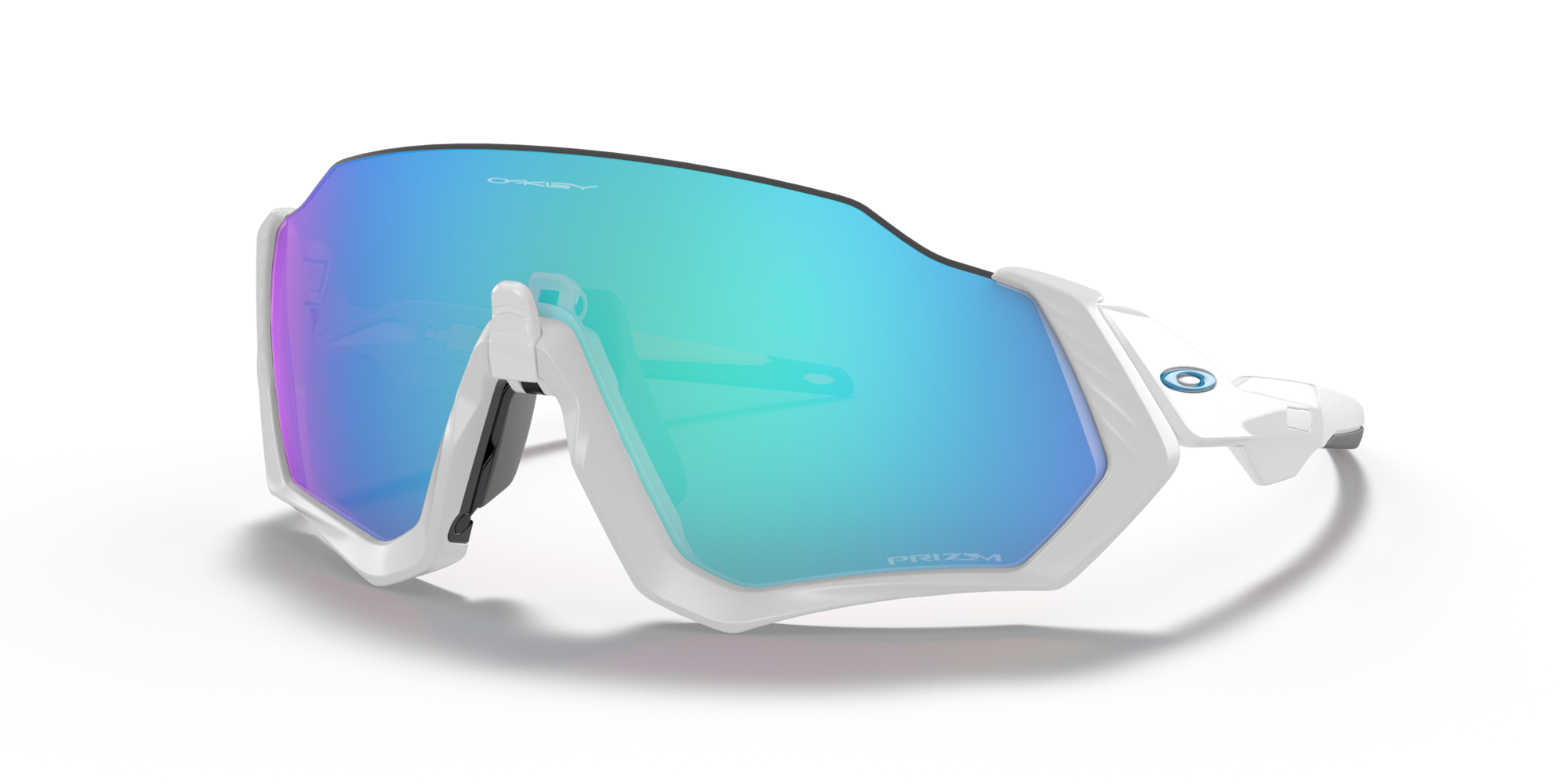 Oakley Flight Jacket™ Sunglasses with Matte White Frame and Prizm