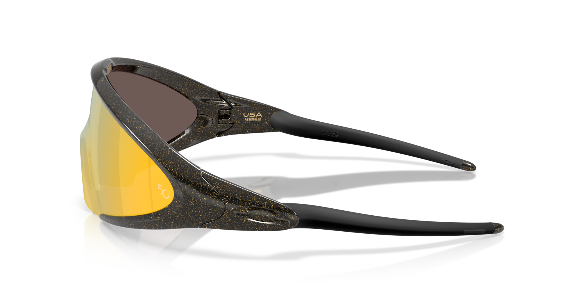 週末限定価格！OAKLEY ELLIPSE 50周年 ゴールド サングラス Oakley Ellipse 50th Anniversary Sunglasses with Midas Fleck Frame