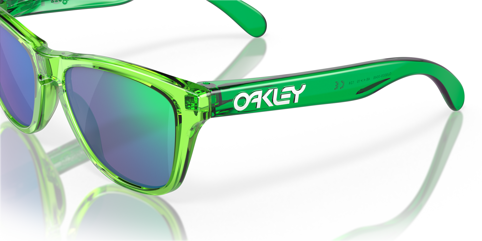 Oakley Frogskins™ XXS (Youth Fit) Sunglasses with Acid Green Frame